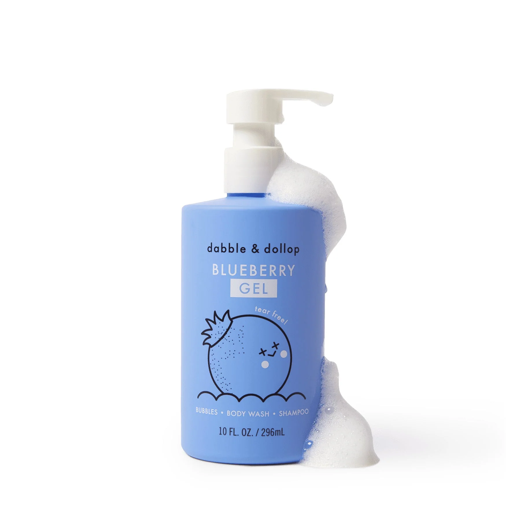 Dabble & Dollop Blueberry Bubble Bath, Body Wash & Shampoo - Image 6