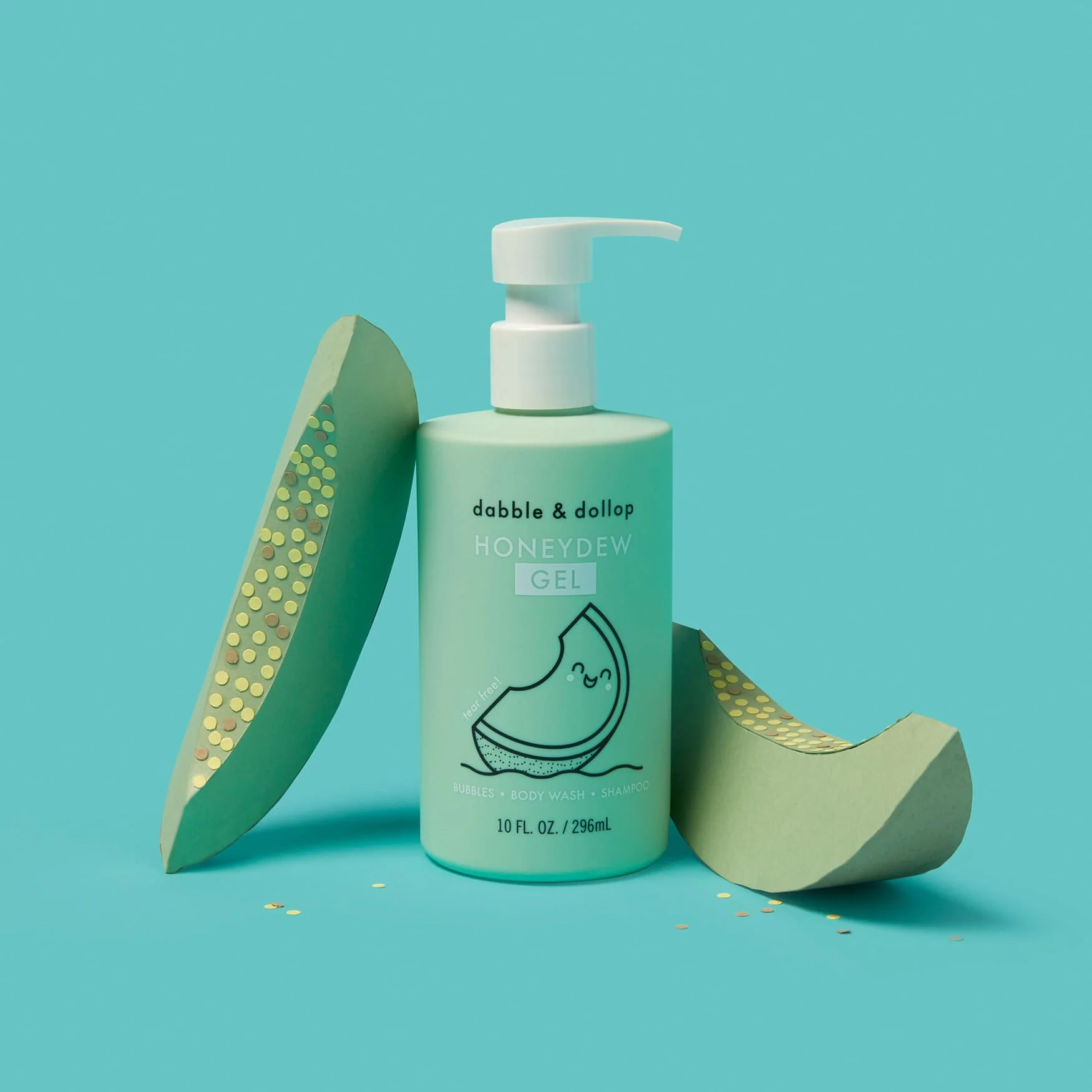 Dabble & Dollop Honeydew Bubble Bath, Body Wash & Shampoo - Image 5