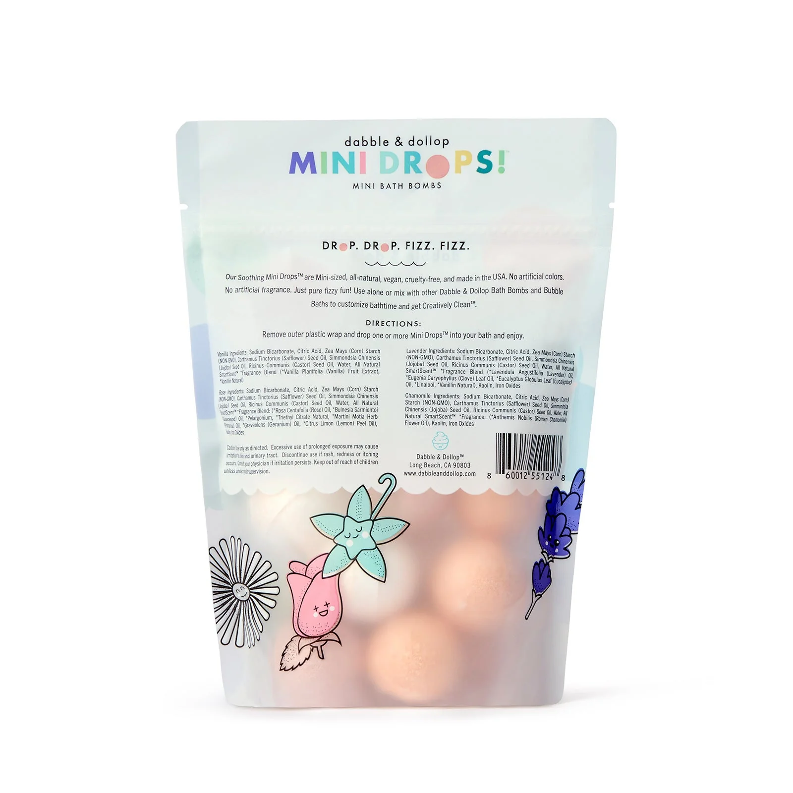 Dabble & Dollop Soothing Mini Bath Bombs - Image 3