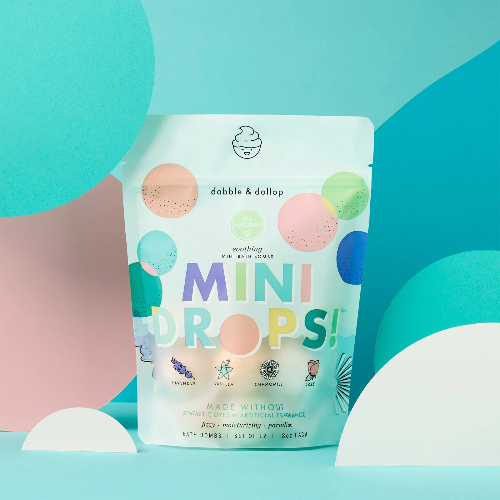 Dabble & Dollop Soothing Mini Bath Bombs - Image 4