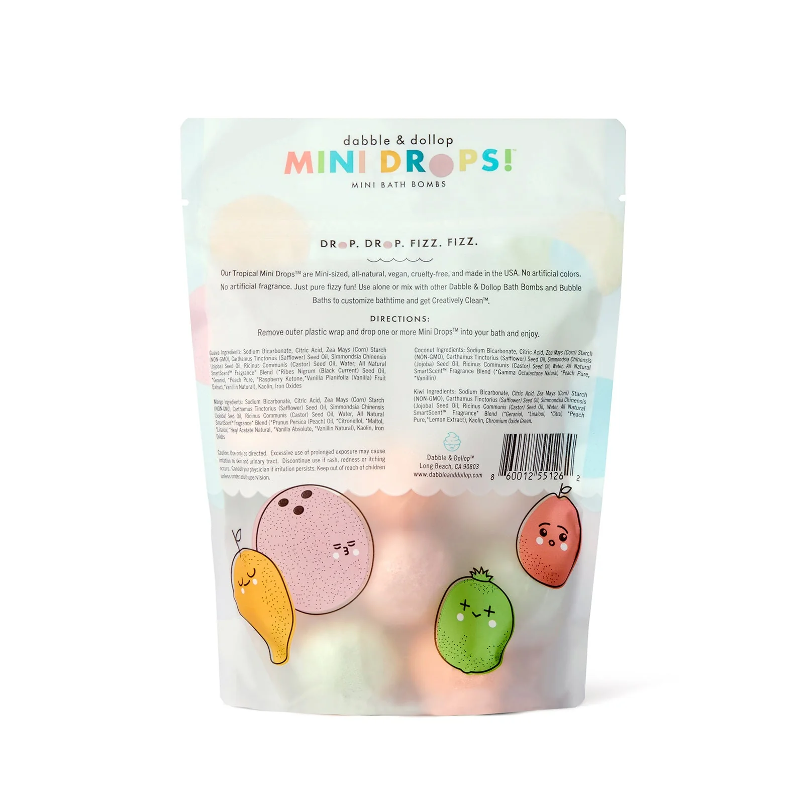 Dabble & Dollop Tropical Mini Bath Bombs - Image 3