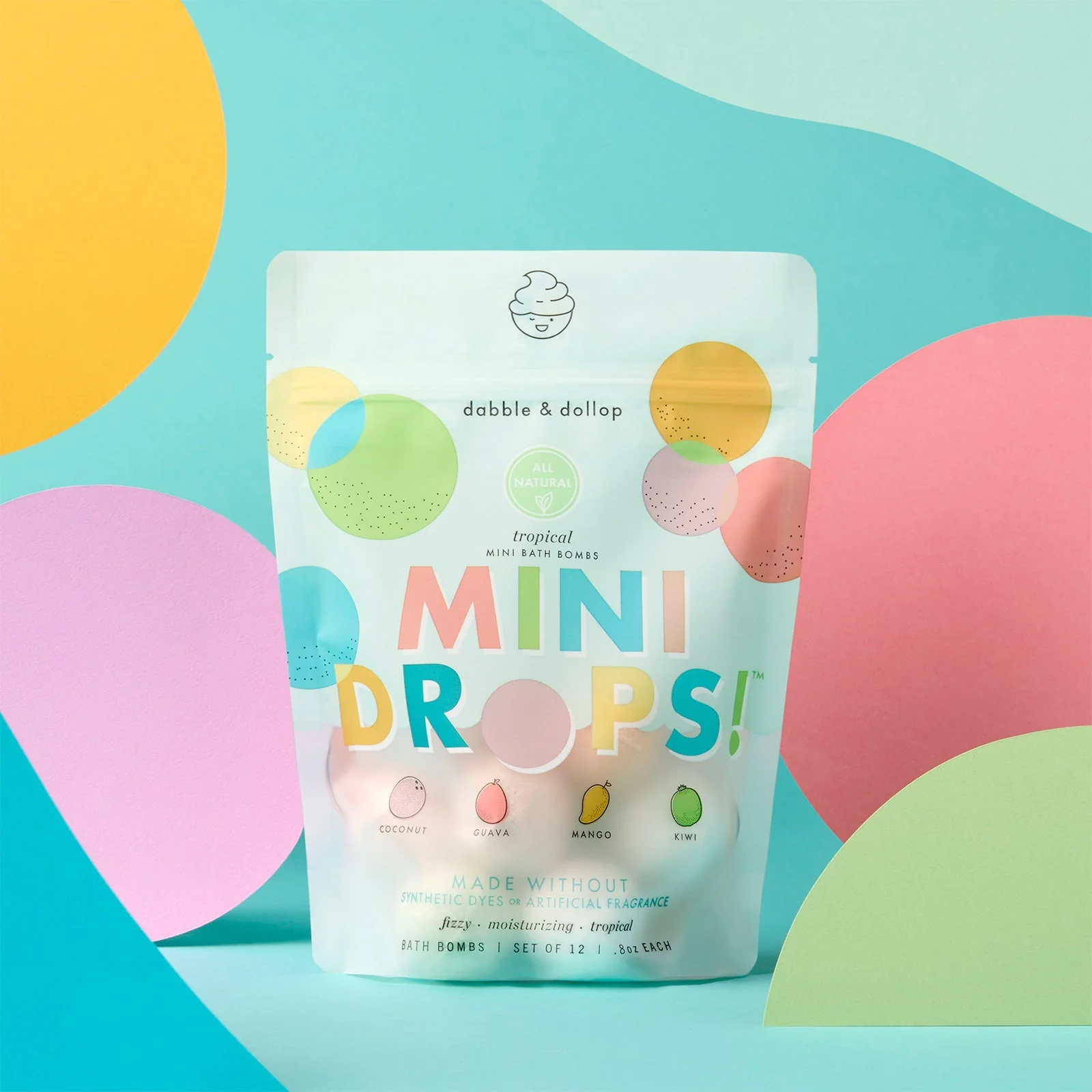 Dabble & Dollop Tropical Mini Bath Bombs - Image 4