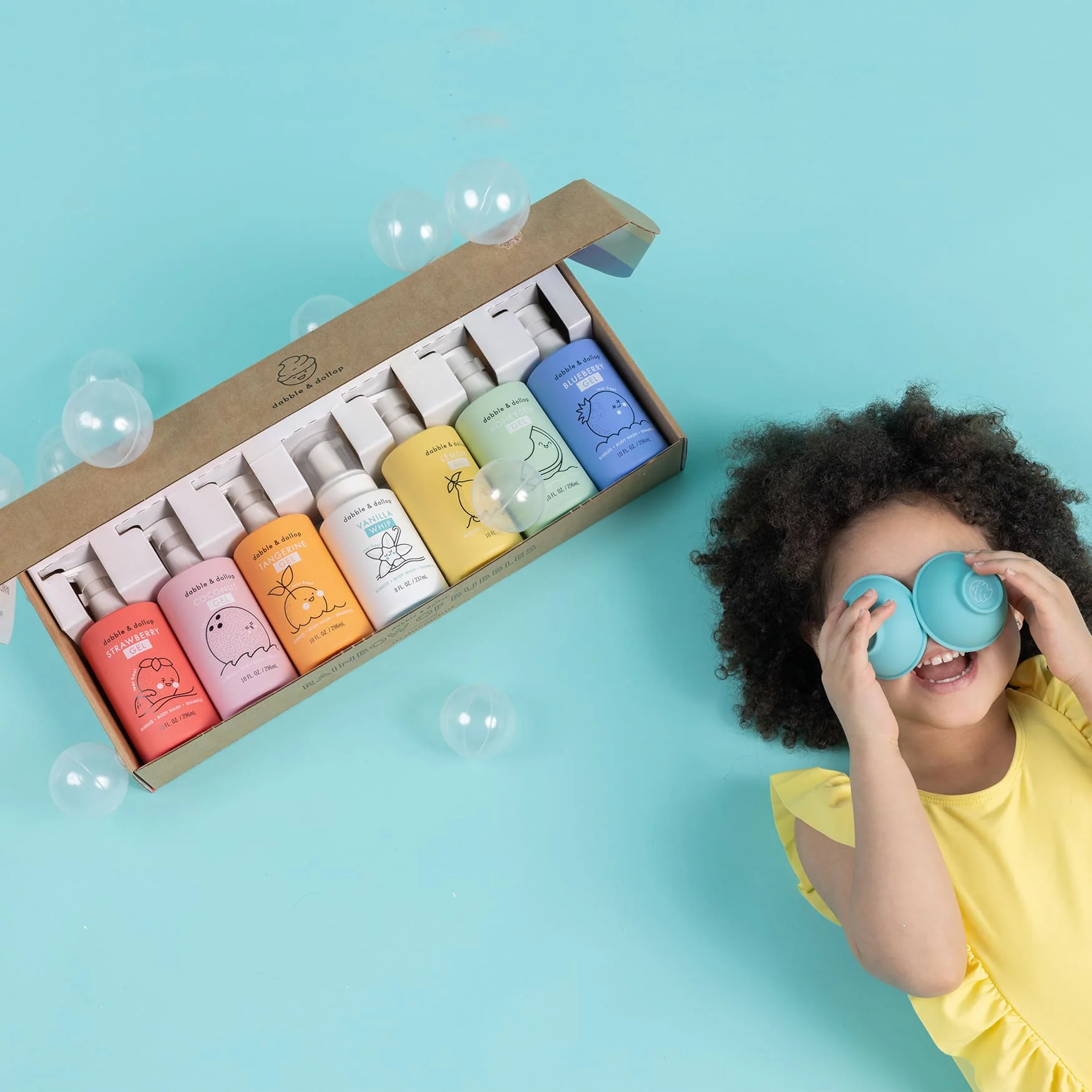 Dabble & Dollop Rainbow of Bubbles Bath Bundle - Image 2