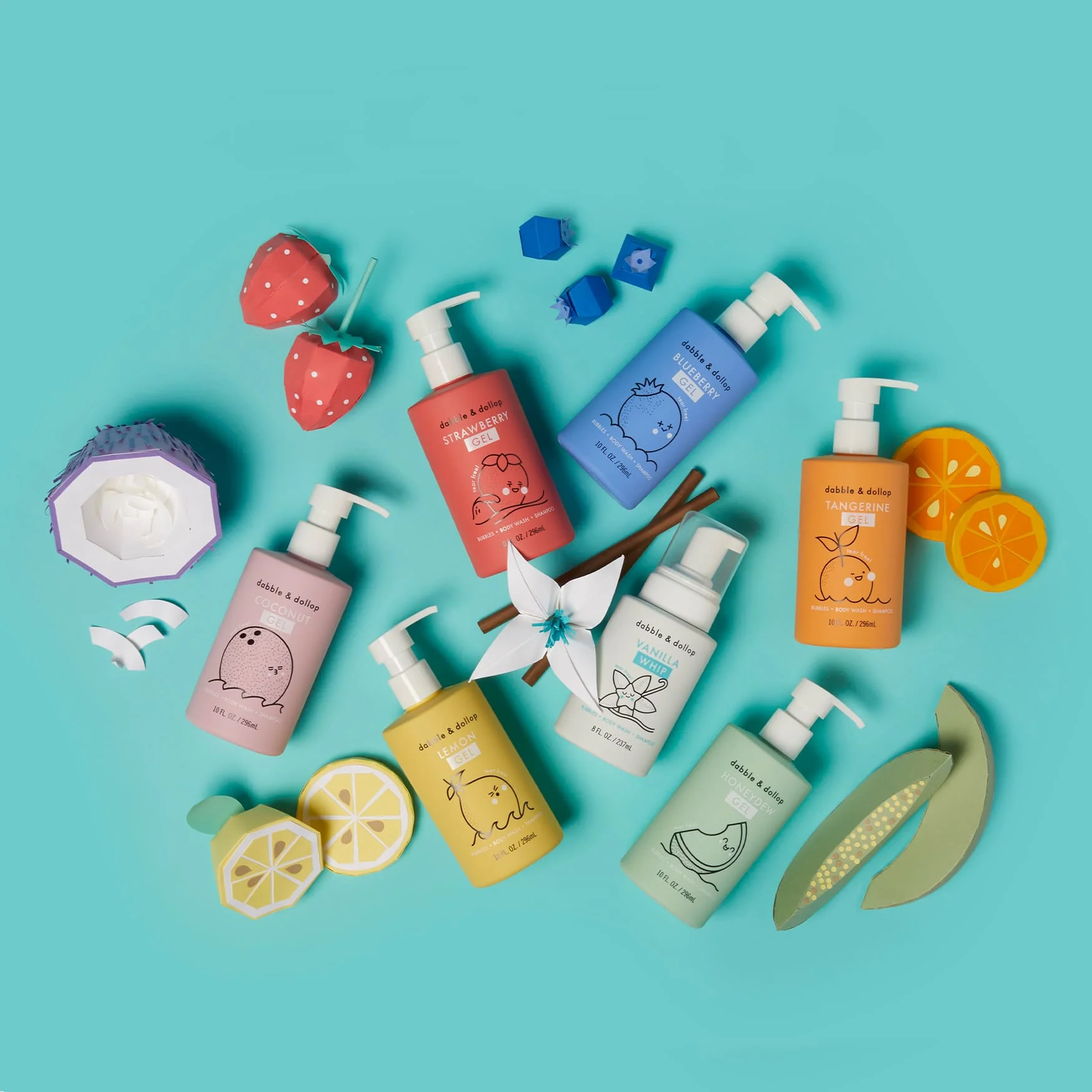 Dabble & Dollop Rainbow of Bubbles Bath Bundle - Image 4