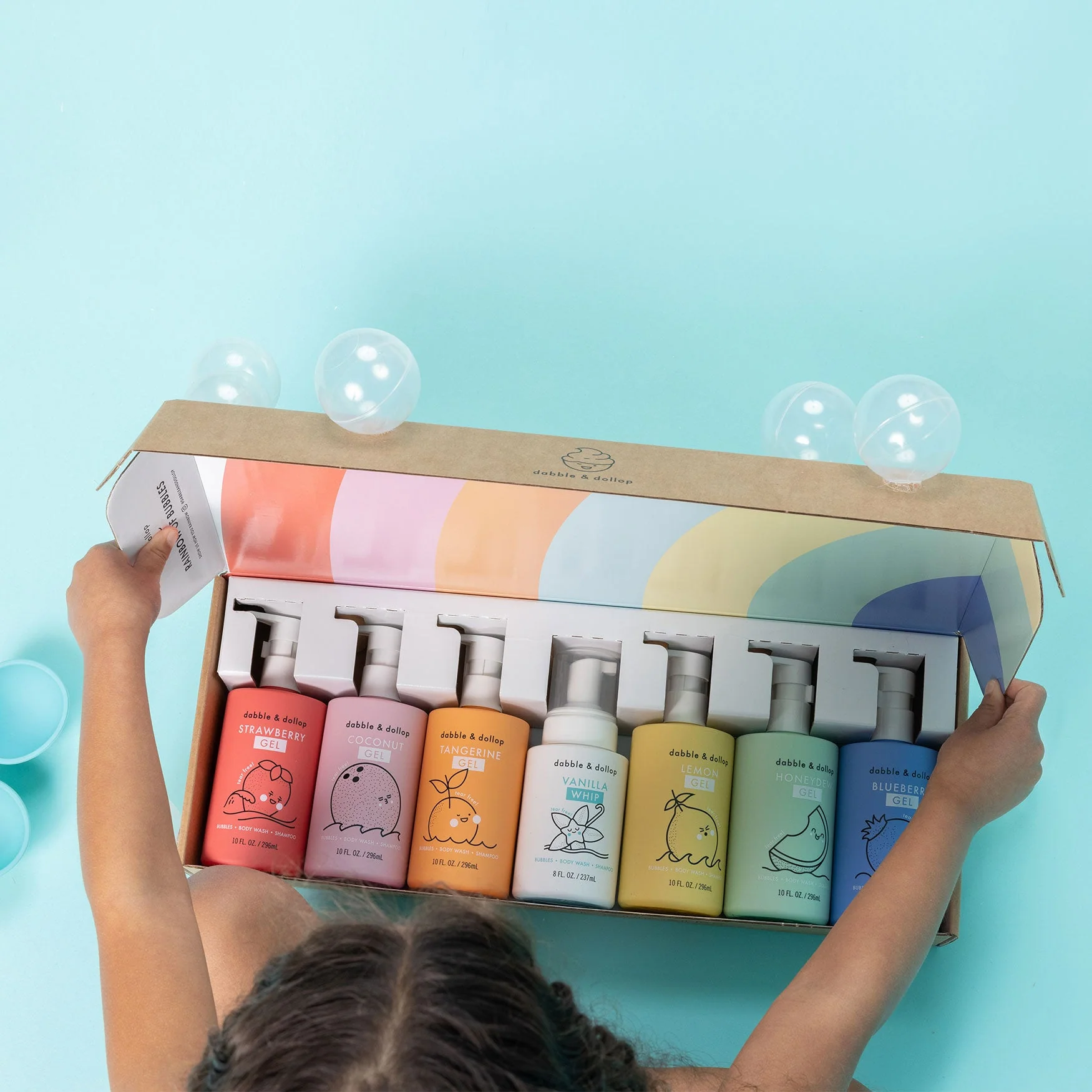 Dabble & Dollop Rainbow of Bubbles Bath Bundle - Image 5