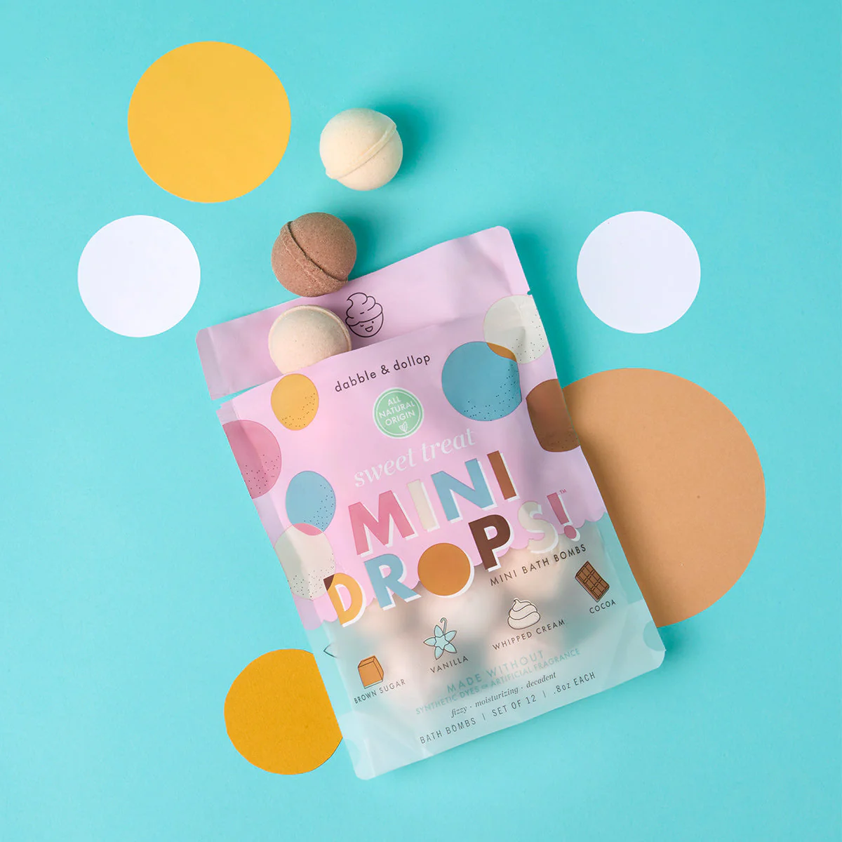 Dabble & Dollop Sweet Treat Mini Bath Bombs - Image 2