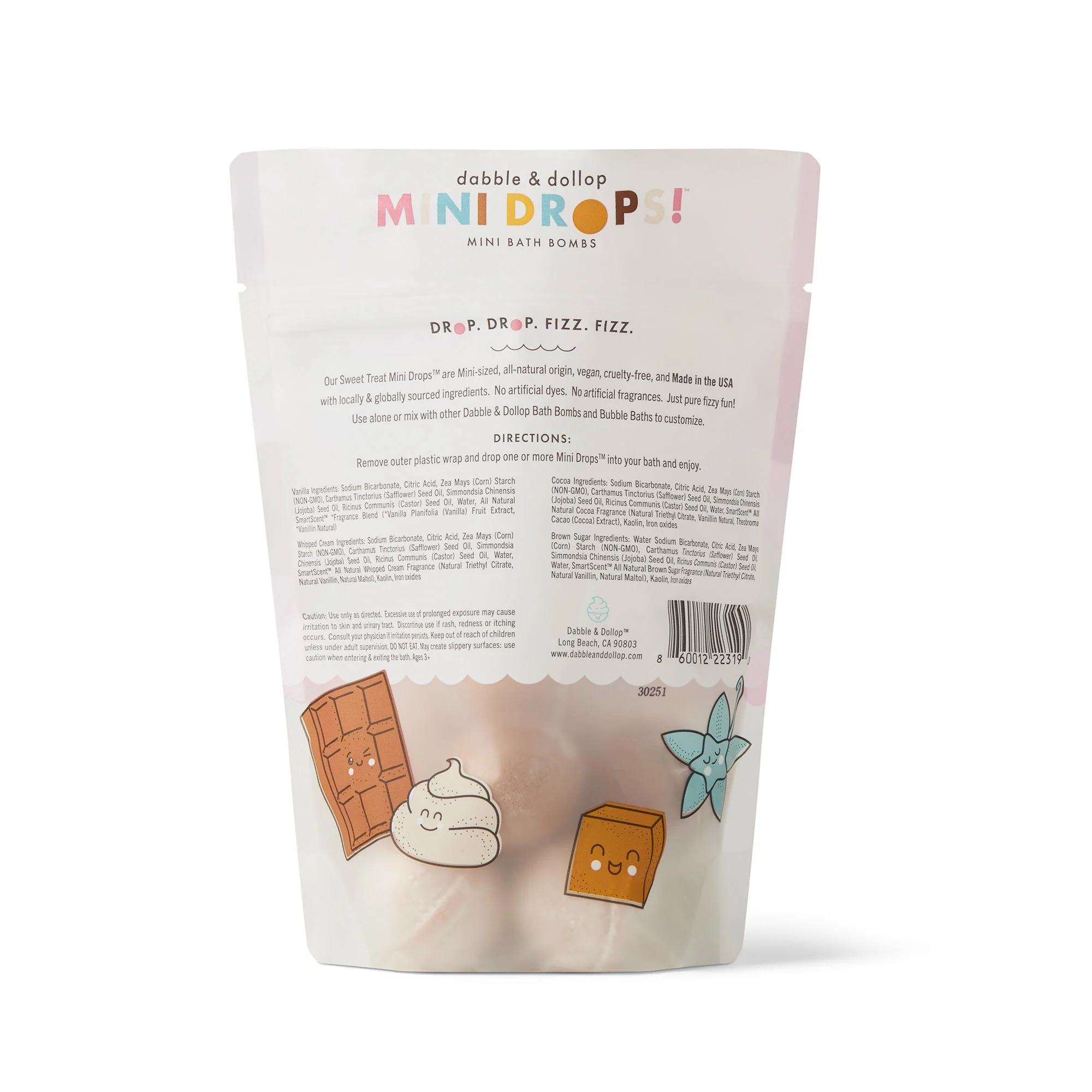 Dabble & Dollop Sweet Treat Mini Bath Bombs - Image 3