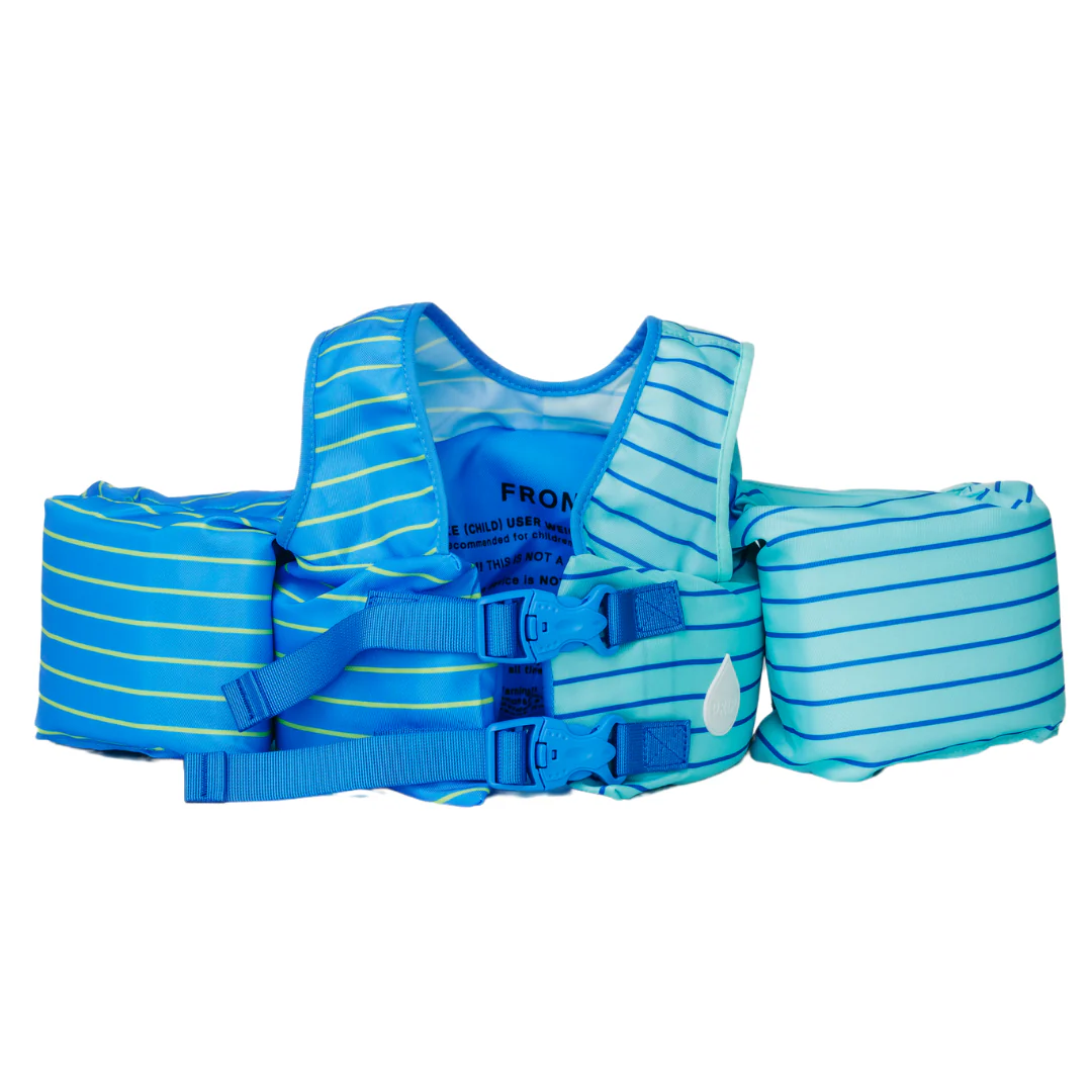 Dripfloats Blue Lemonade Stripe Kids Float - Image 8
