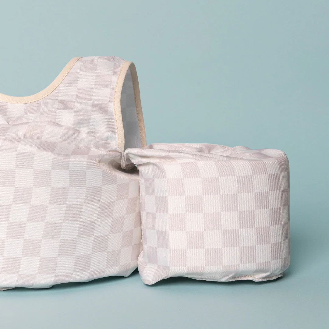 Dripfloats Neutral Checkered Kids Float - Image 3