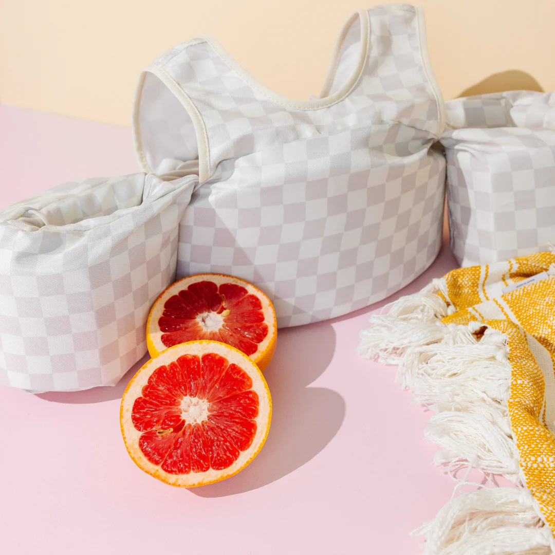 Dripfloats Neutral Checkered Kids Float - Image 5