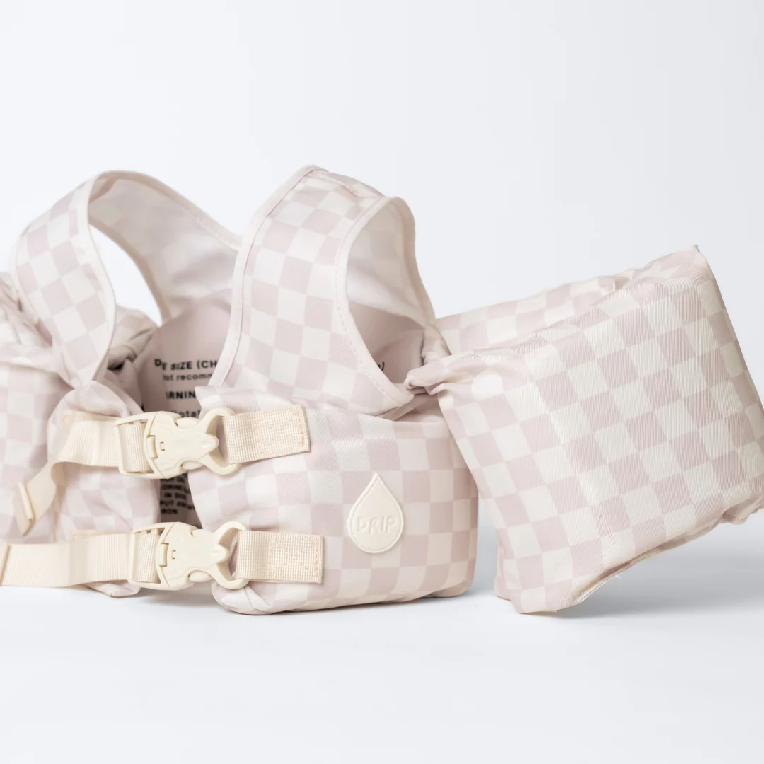 Dripfloats Neutral Checkered Kids Float - Image 7