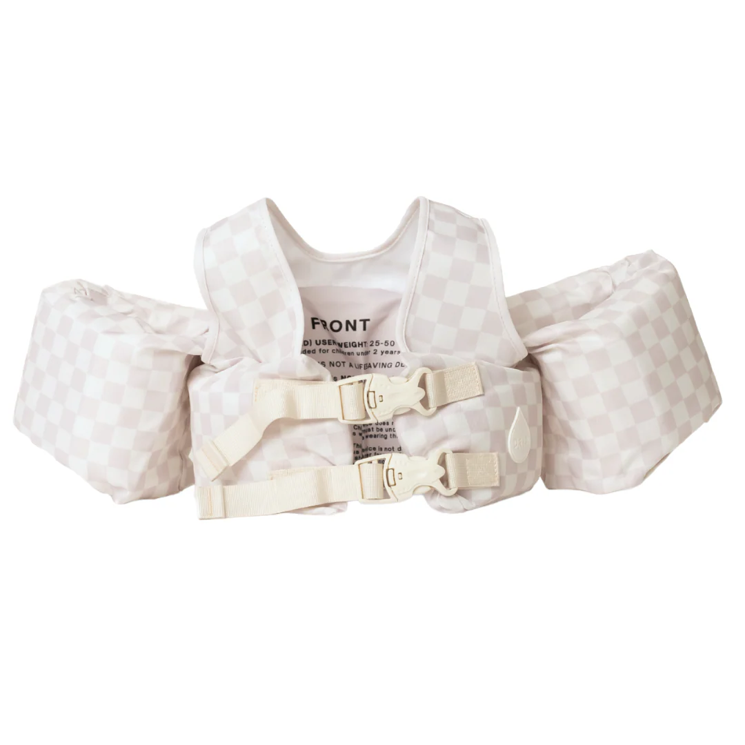 Dripfloats Neutral Checkered Kids Float - Image 8