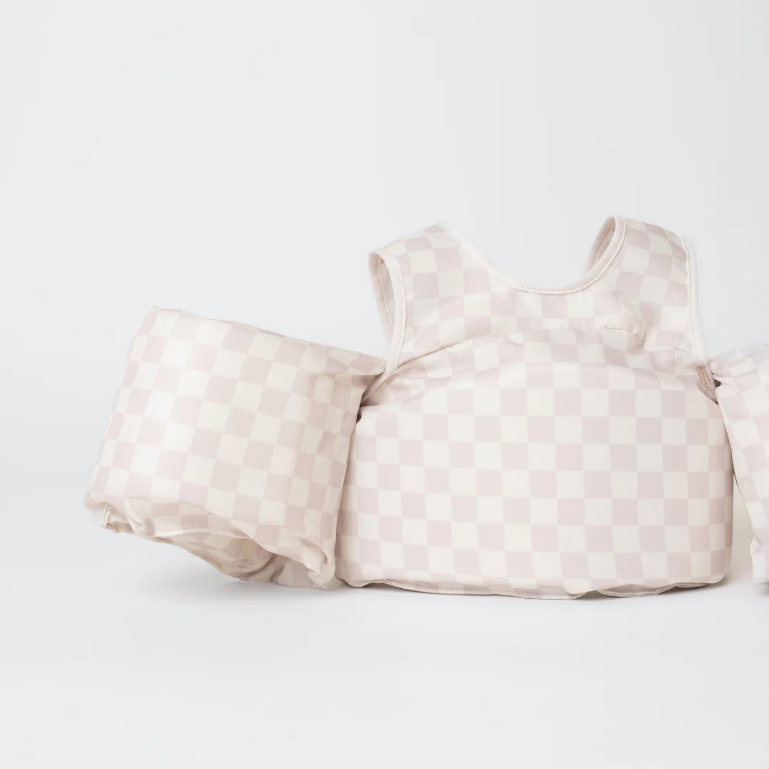 Dripfloats Neutral Checkered Kids Float - Image 9
