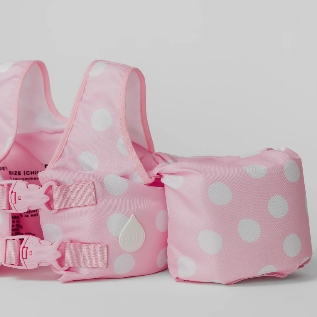 Dripfloats Pink Dot Kids Float - Image 5