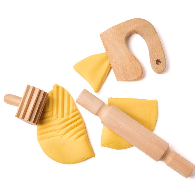 Eco-Dough Wooden Tools Set - Image 3