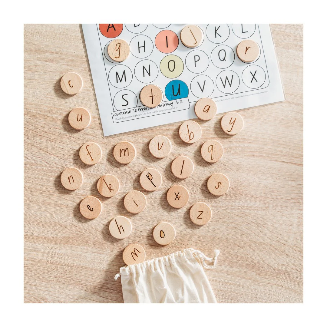 Elle Collective Wooden Alpha Dots - Image 3