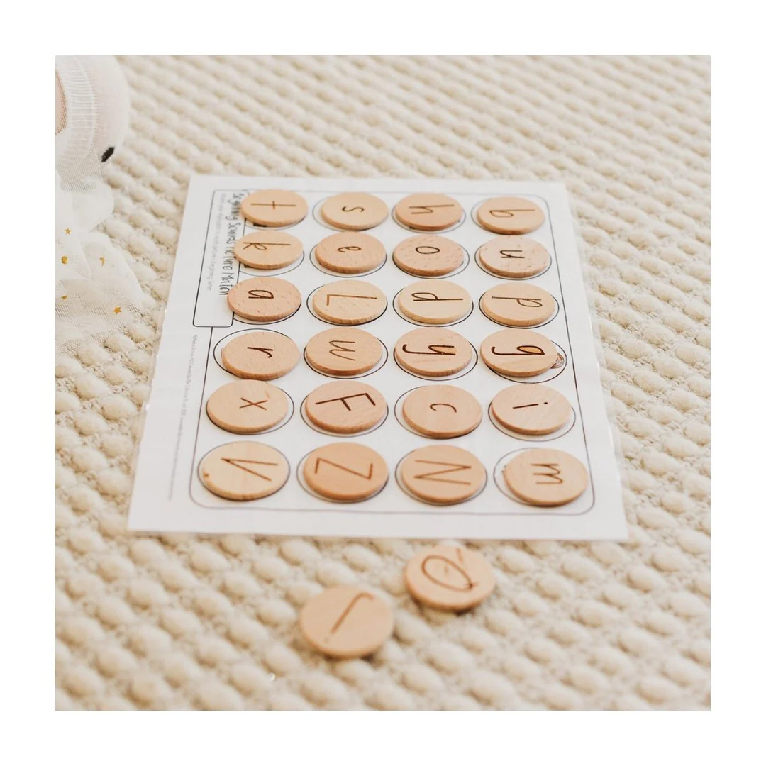 Elle Collective Wooden Alpha Dots - Image 4