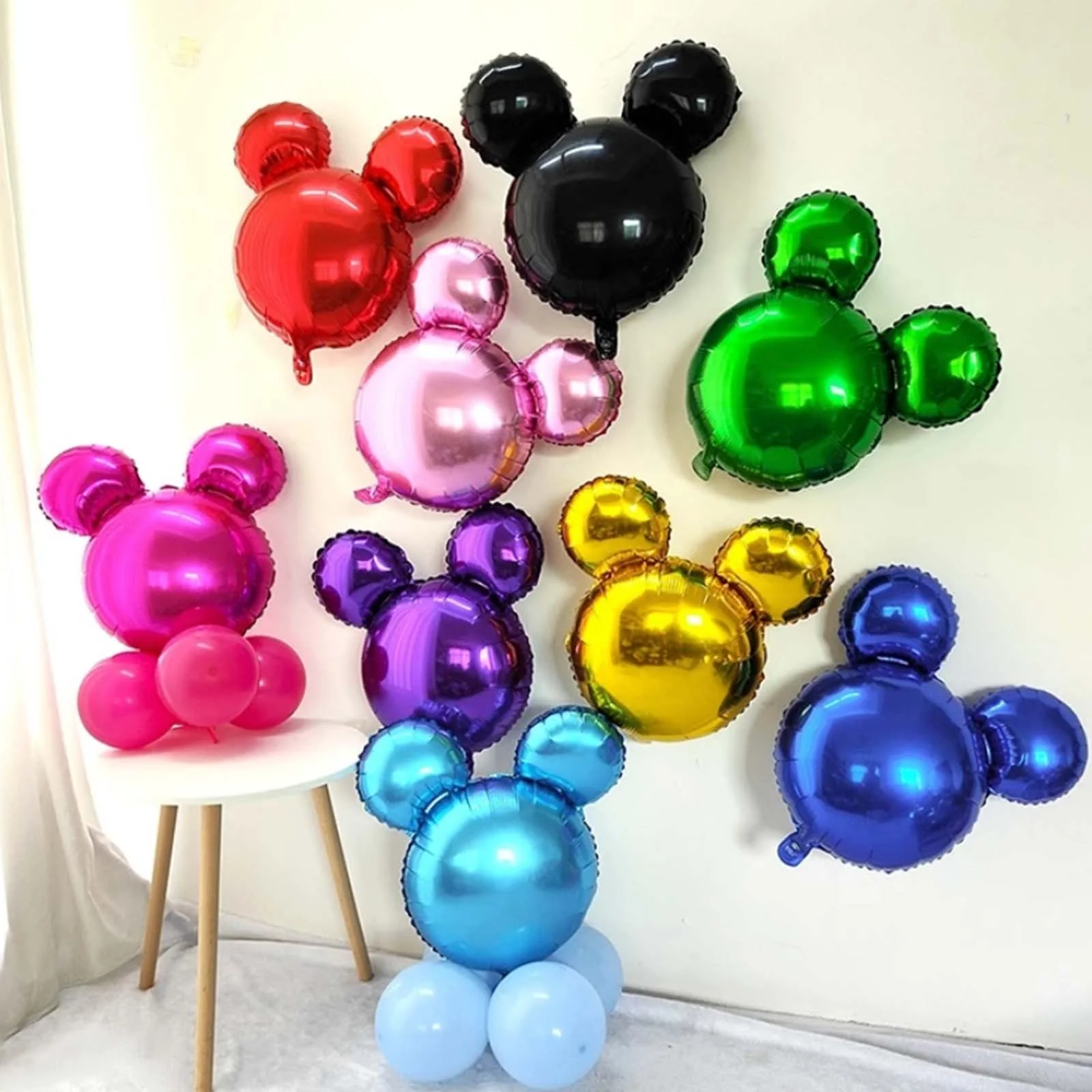 Ellie's Party Supply Black Mouse Head Balloon – 24" Foil | Ellie’s Party Supply - Image 2