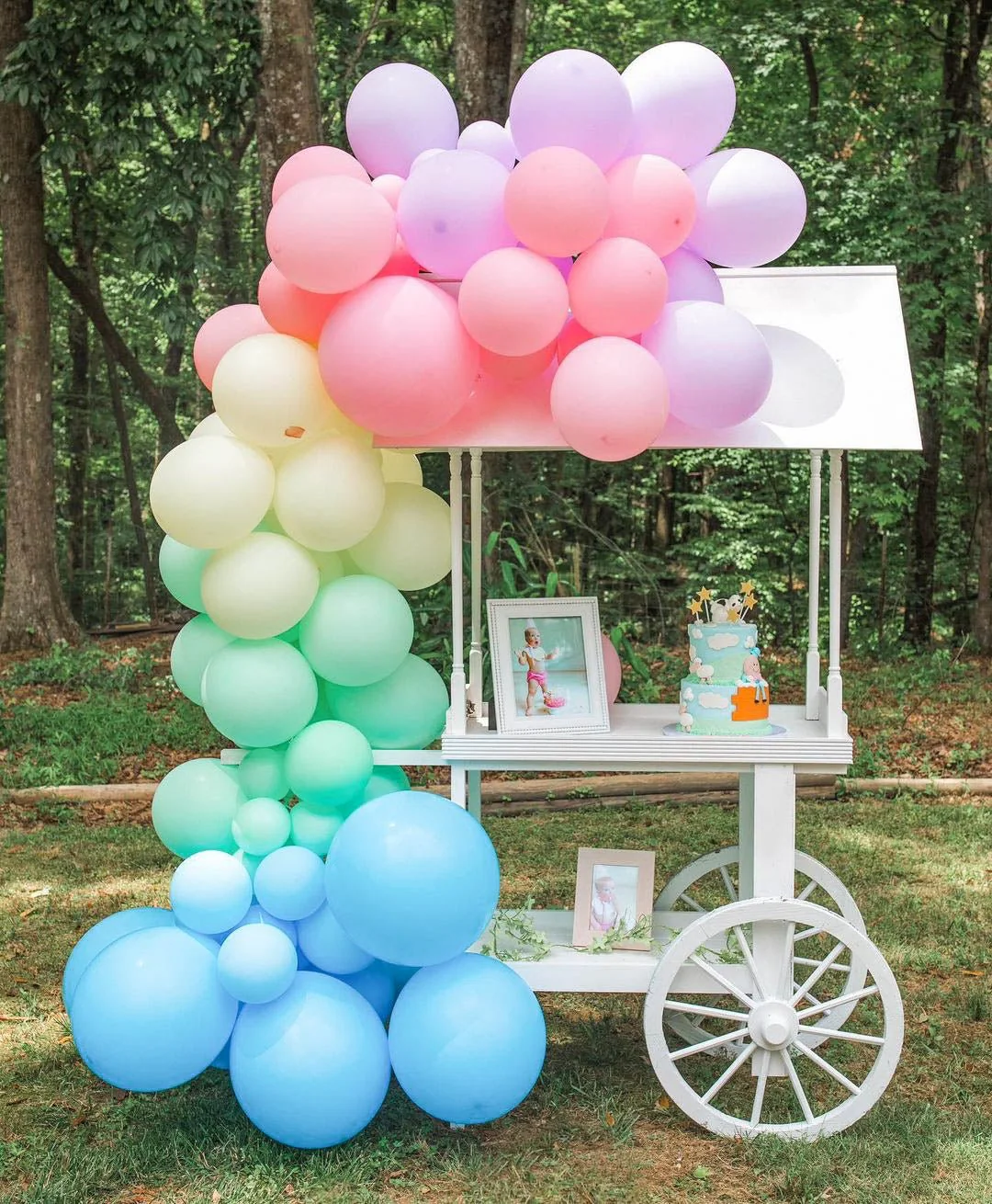 Ellie's Party Supply Blue Balloon Garland - Image 2