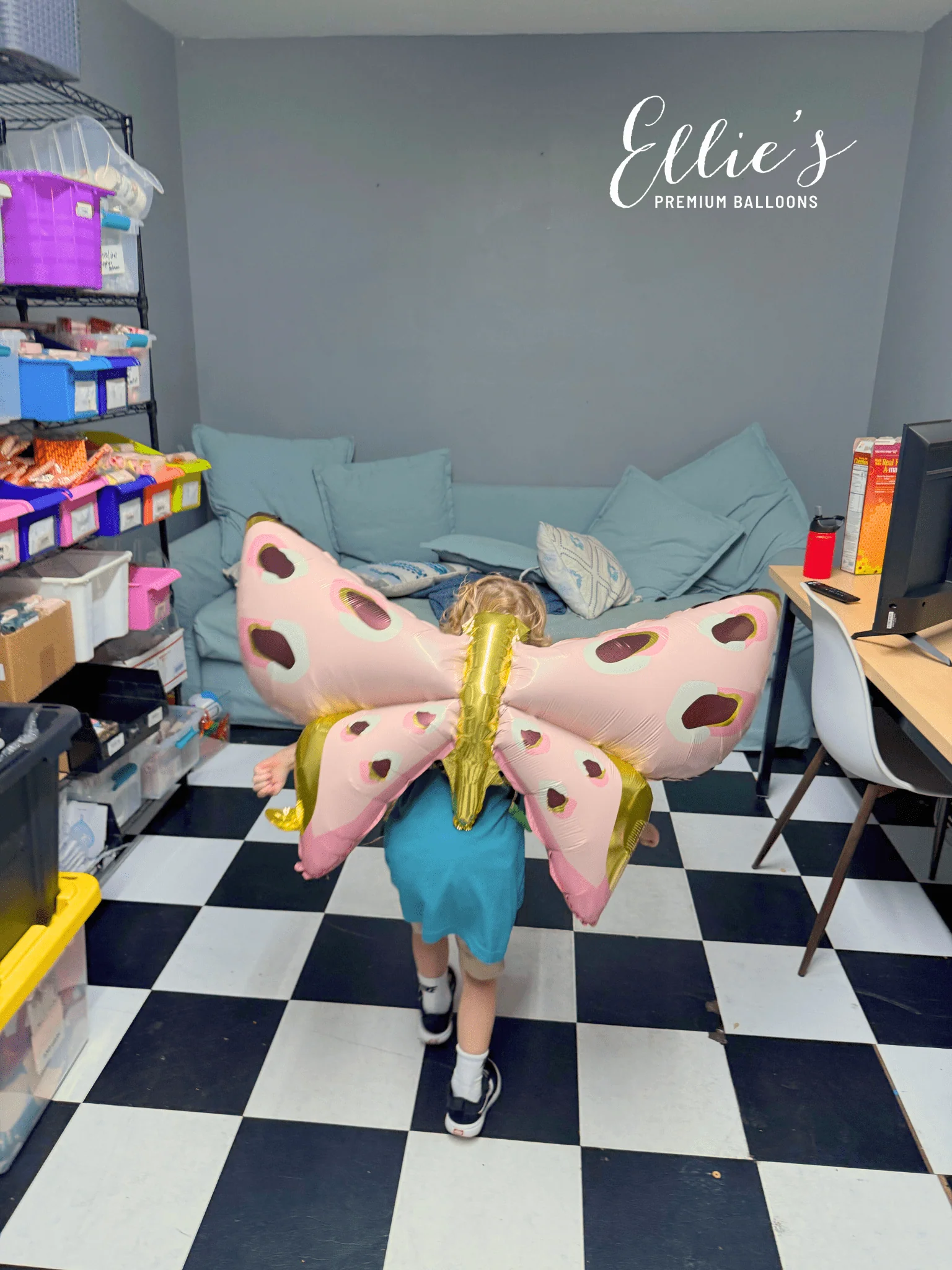 Ellie's Party Supply Giant Butterfly Balloon - Image 6