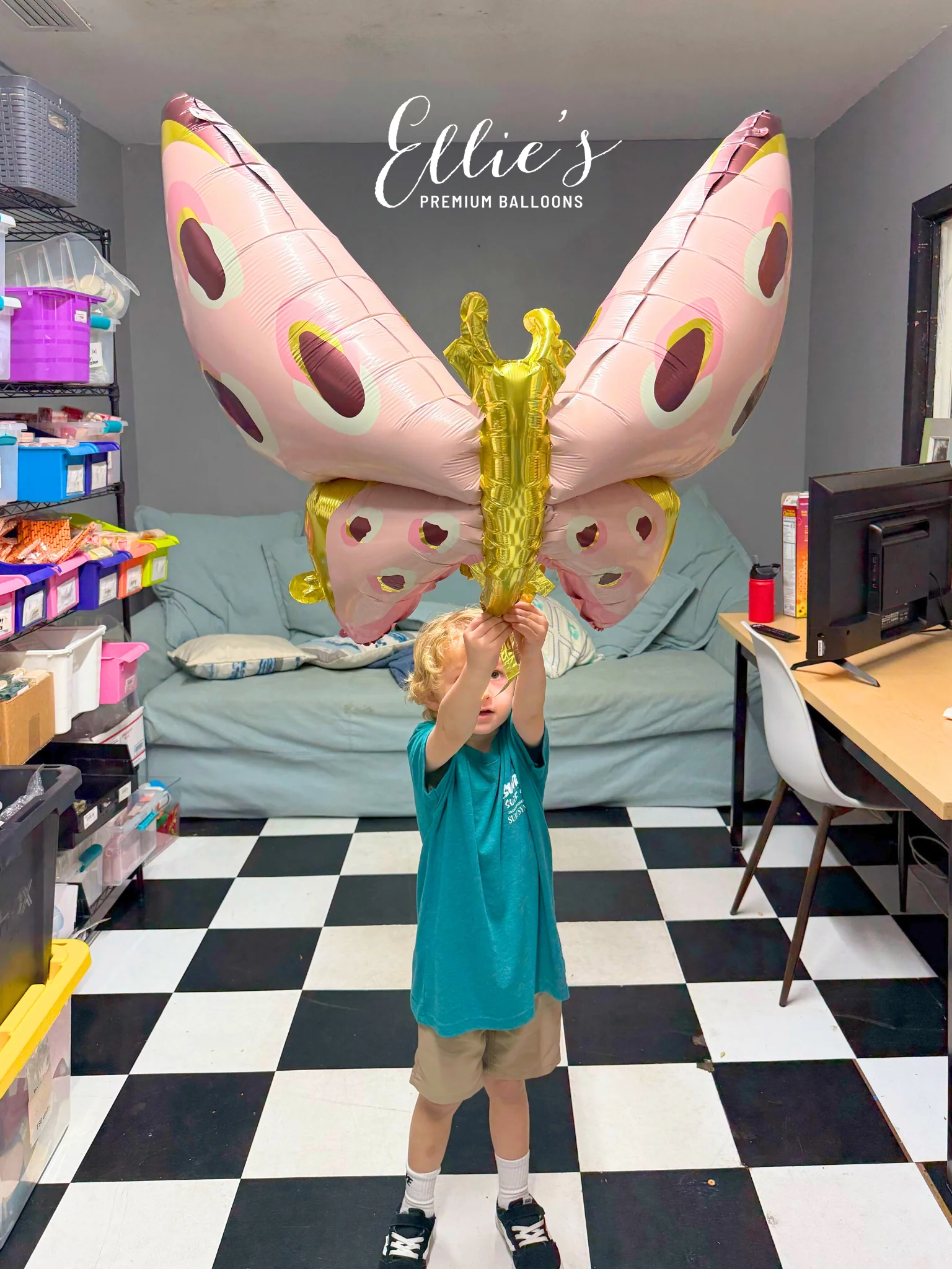 Ellie's Party Supply Giant Butterfly Balloon - Image 7