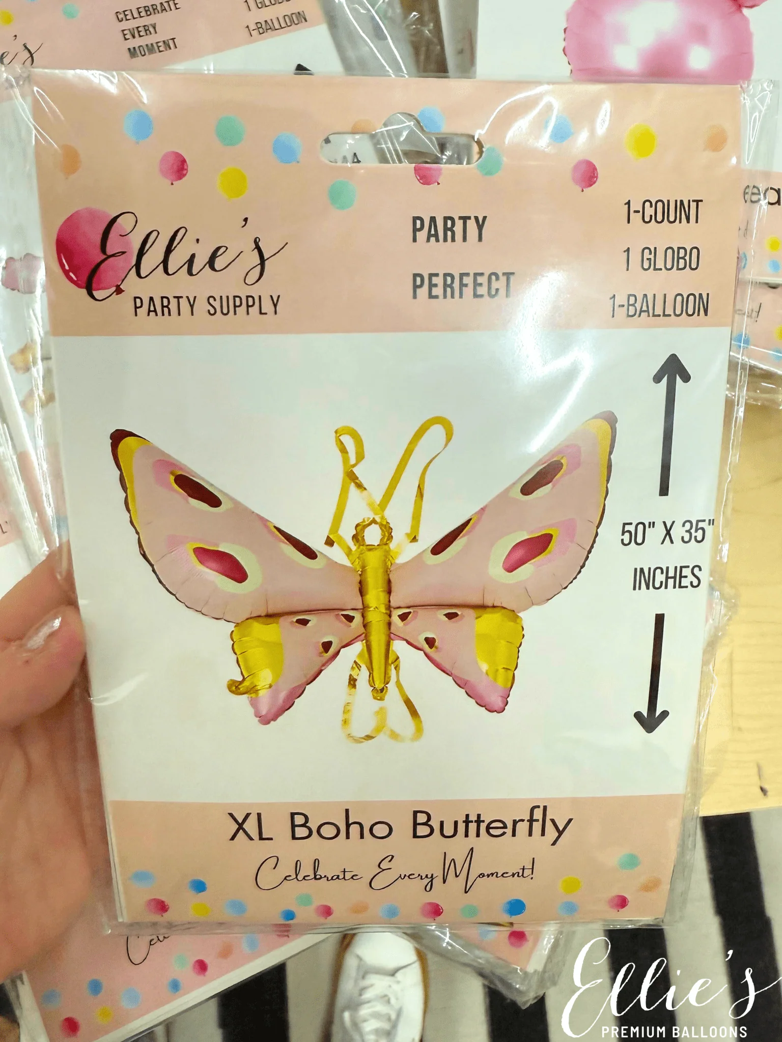 Ellie's Party Supply Giant Butterfly Balloon - Image 8