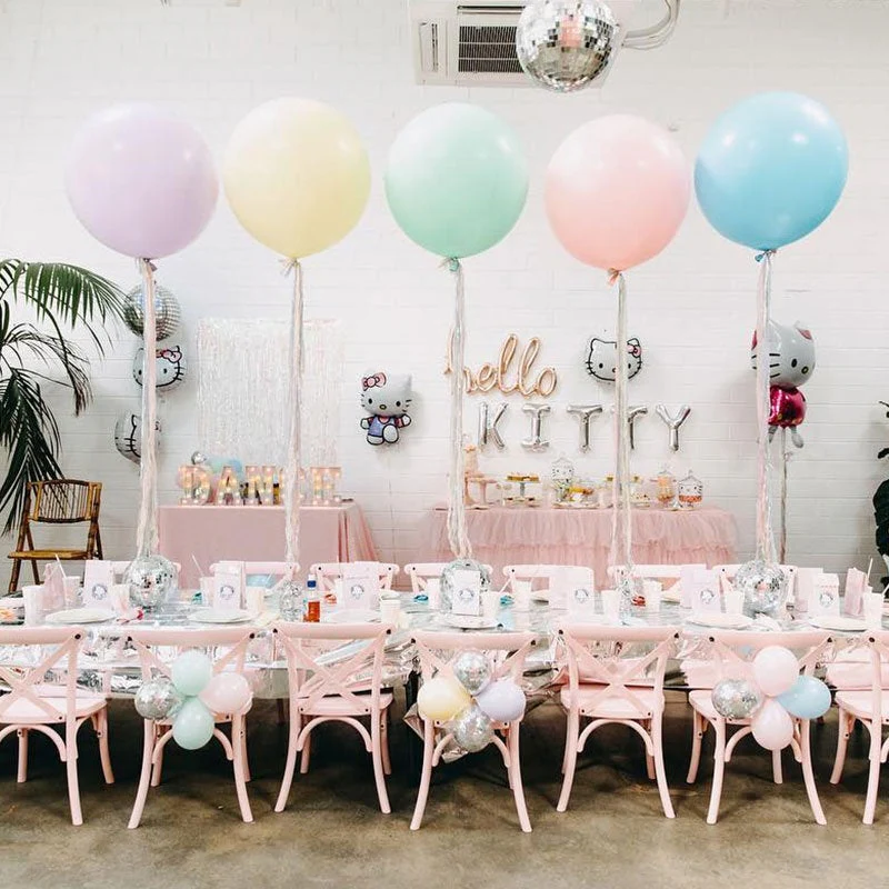 Ellie's Party Supply Giant Pastel Latex Balloons – 36" - Image 3