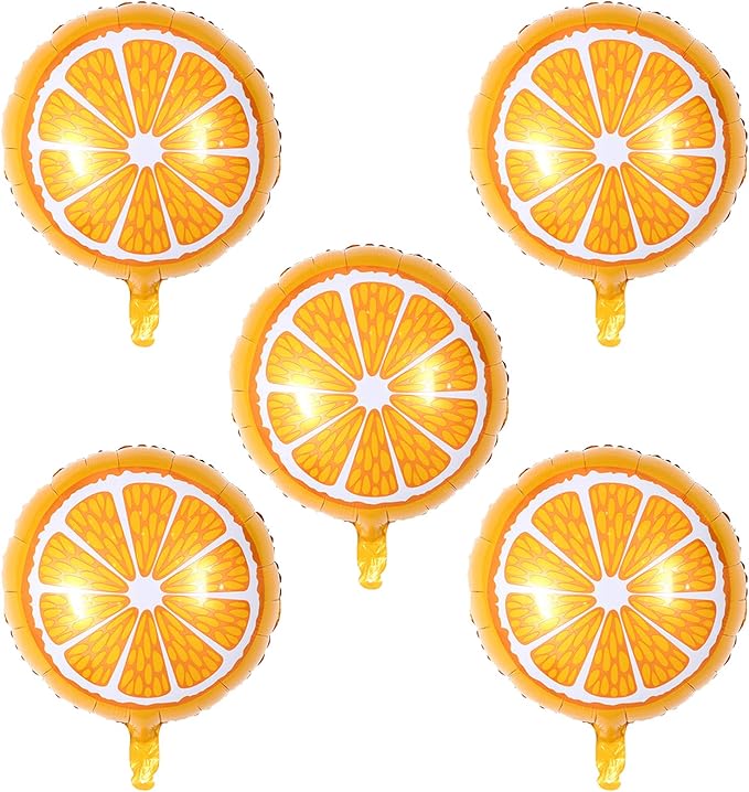 Ellie's Party Supply Orange Slice Mylar Balloon – 18" Fruit Party Decor | Ellie’s Party Supply - Image 3