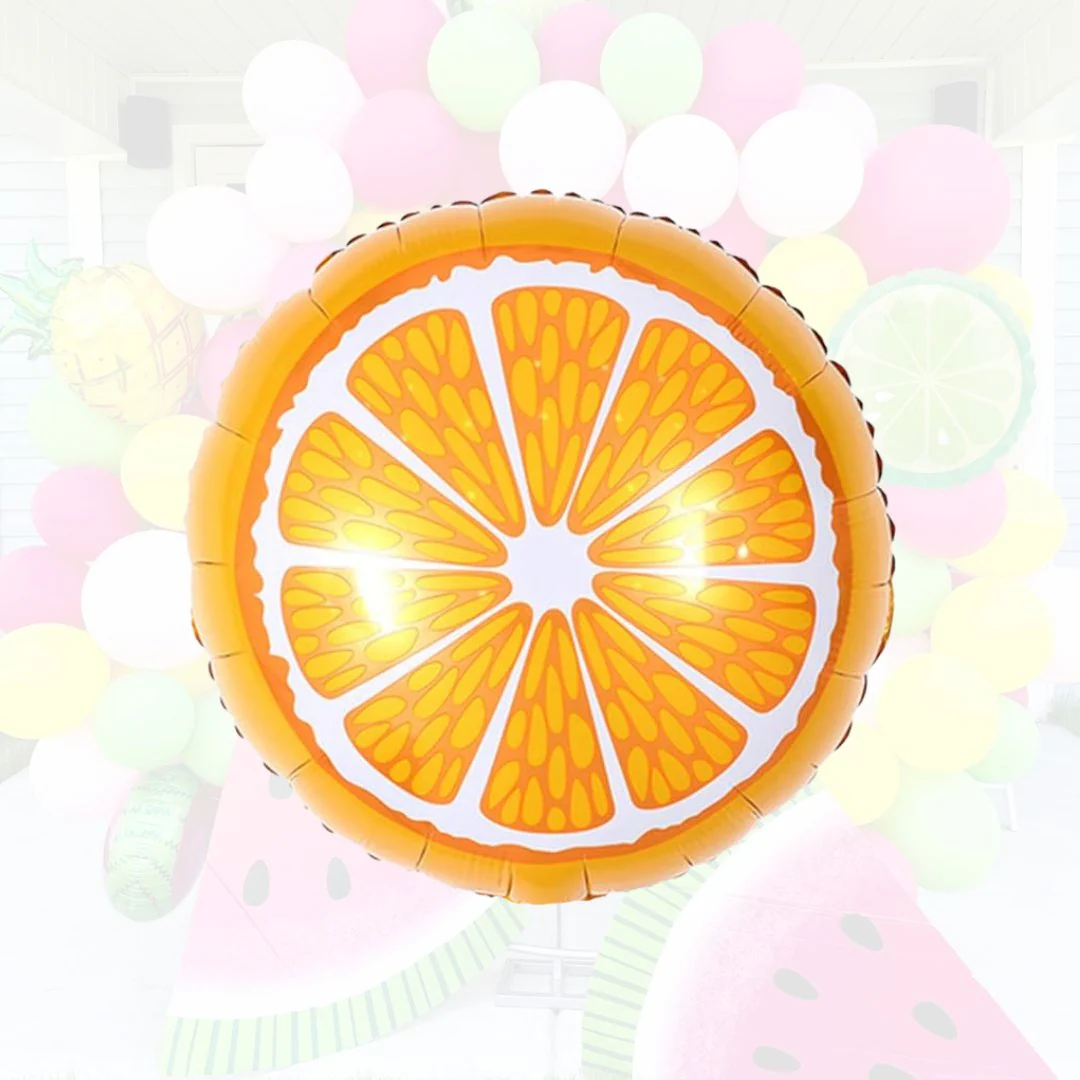 Ellie's Party Supply Orange Slice Mylar Balloon – 18" Fruit Party Decor | Ellie’s Party Supply - Image 4