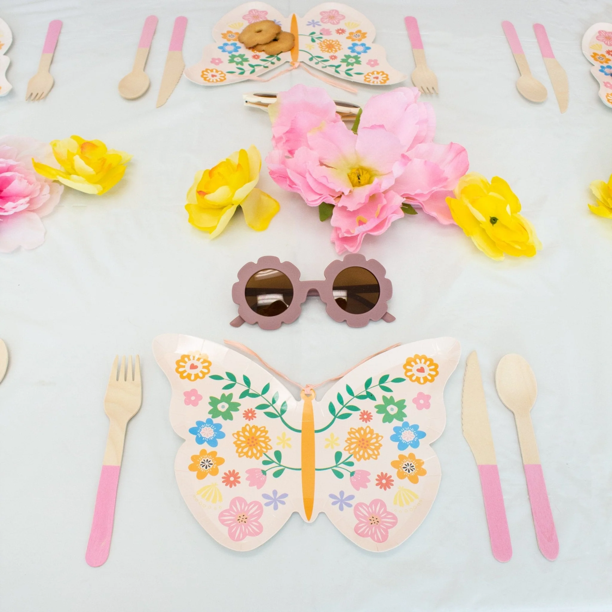 Ellie's Party Supply Pastel Pink Wooden Utensil Set – 24ct | ON SALE!! - Image 5