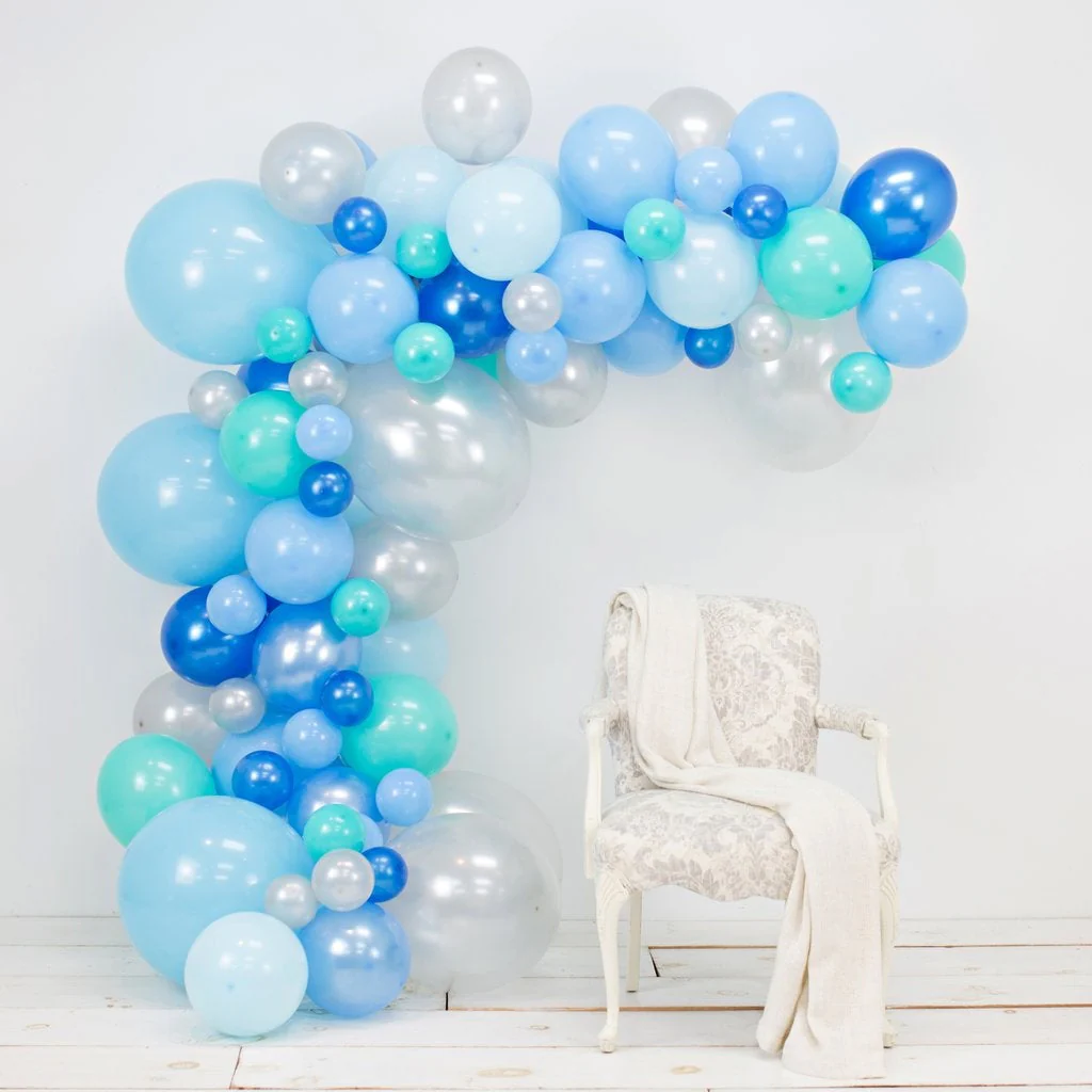 Ellie's Party Supply Underwater Blue Balloon Garland Kit - Image 4