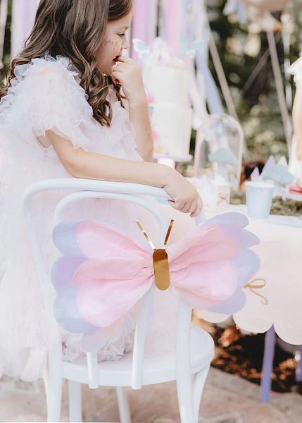 Ellie's Party Supply Whimsical Tissue Paper Butterflies - Hanging Party Decor | 3 Pieces - Image 2