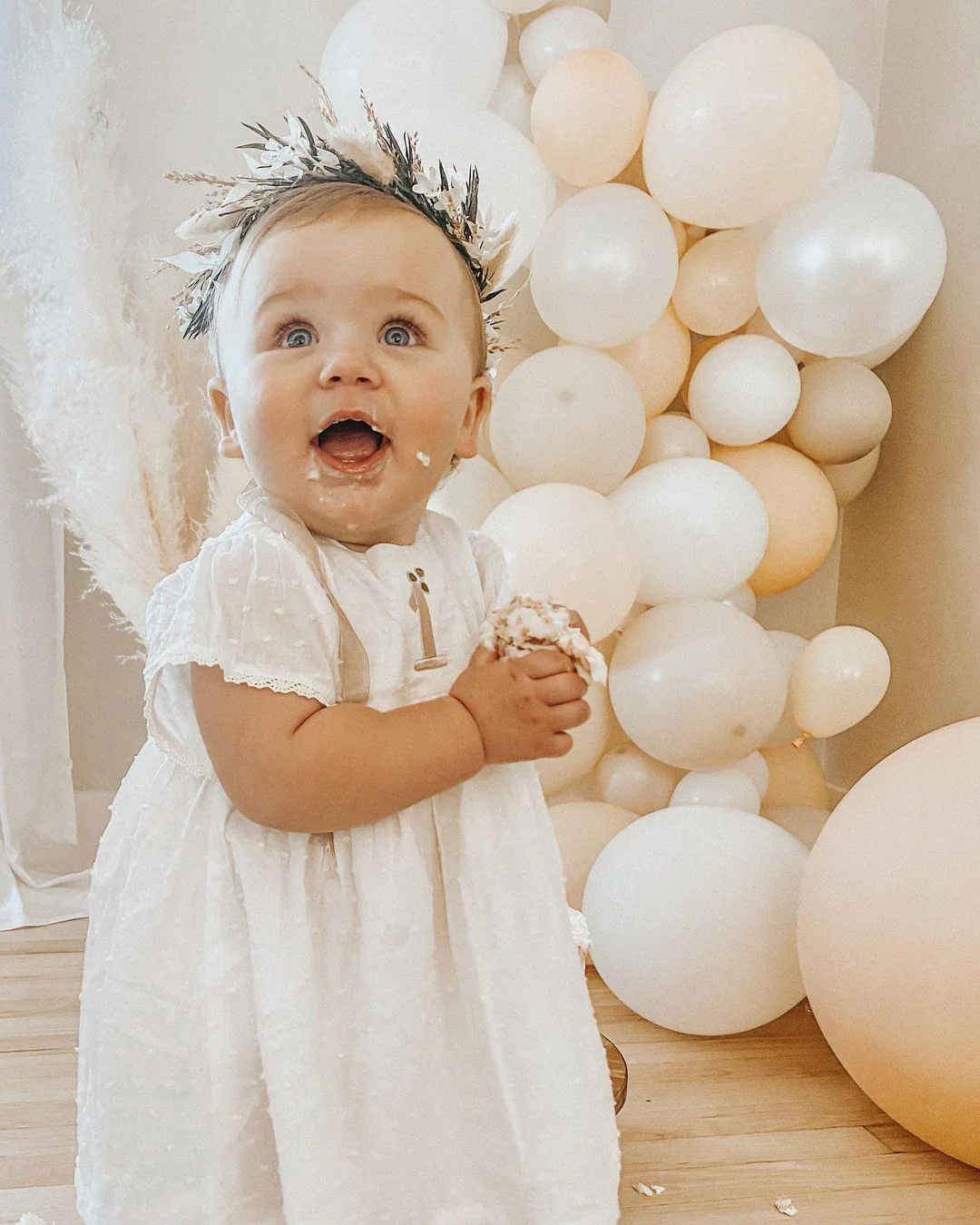 Ellie's Party Supply White Sand Balloon Garland Kit – 5ft Neutral Decor - Image 3