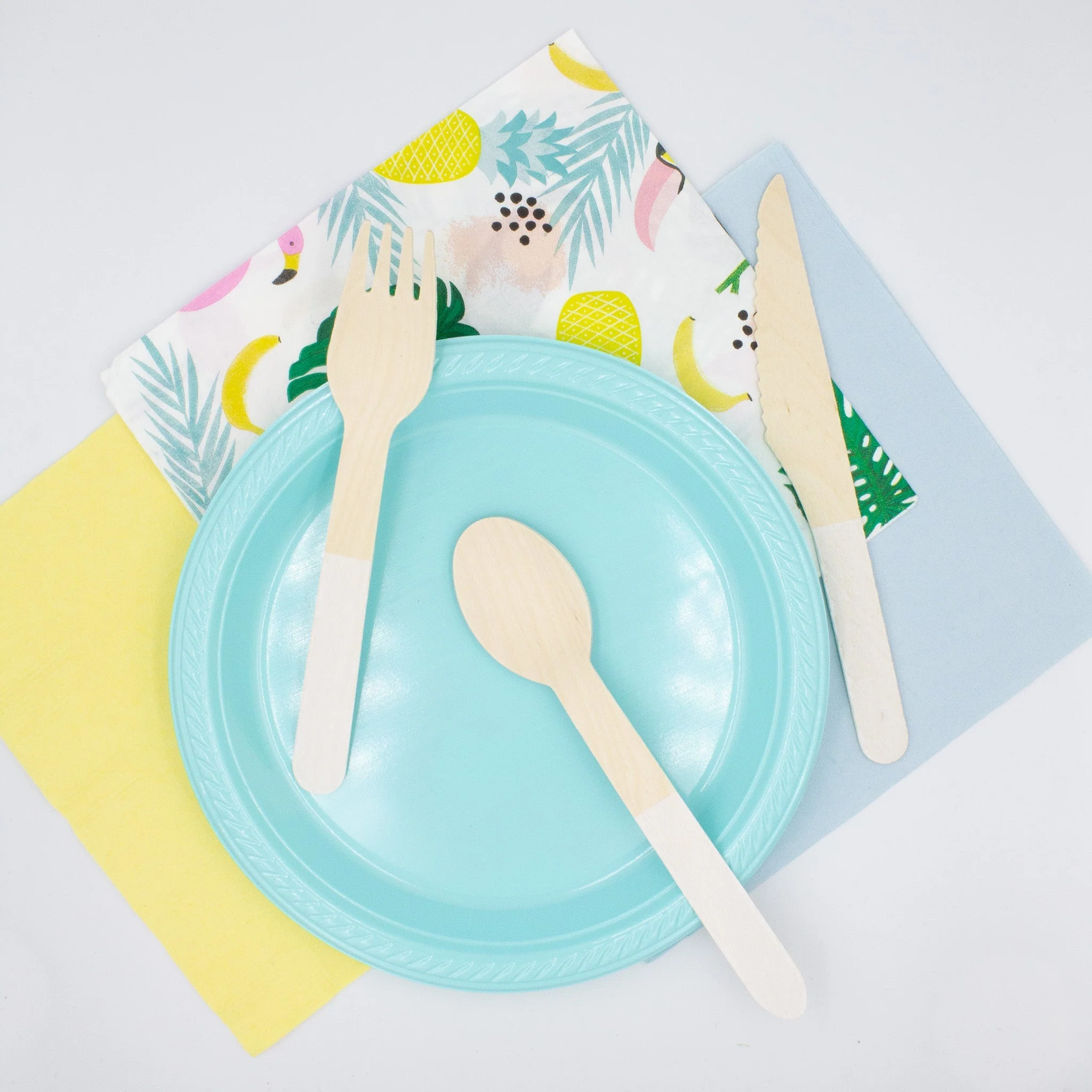 Ellie's Party Supply White Wooden Utensil Set – 24ct | ON SALE!! - Image 3