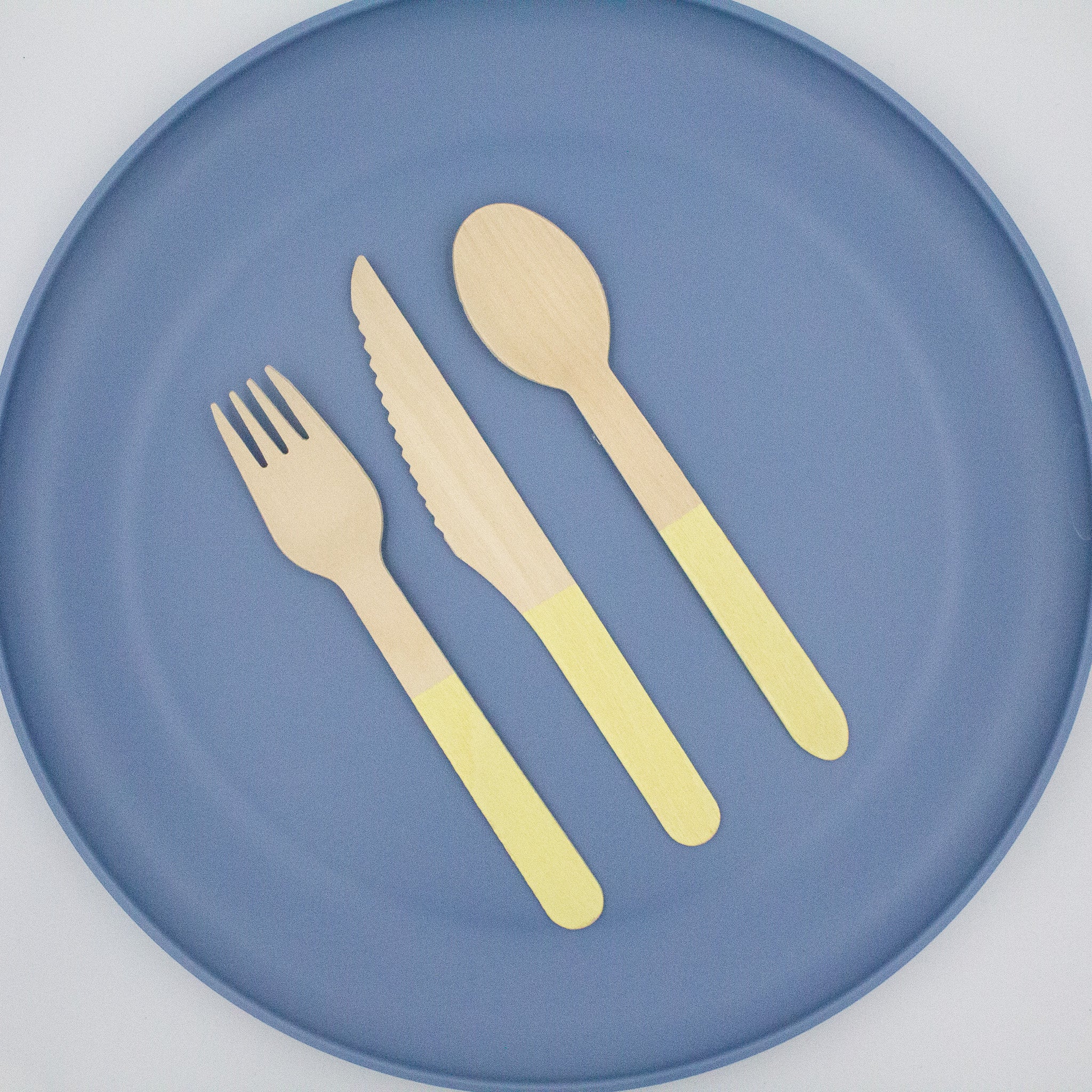 Ellie's Party Supply Yellow Wooden Utensil Set – 24ct | ON SALE!! - Image 7