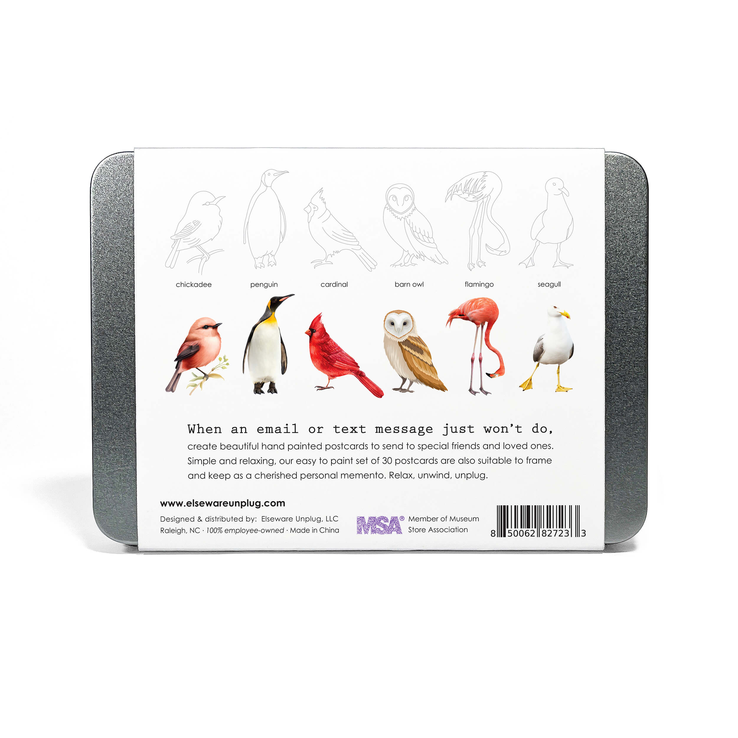 elseware unplug Coloring Postcards w/ 6 Designs (30 cards) - Image 13