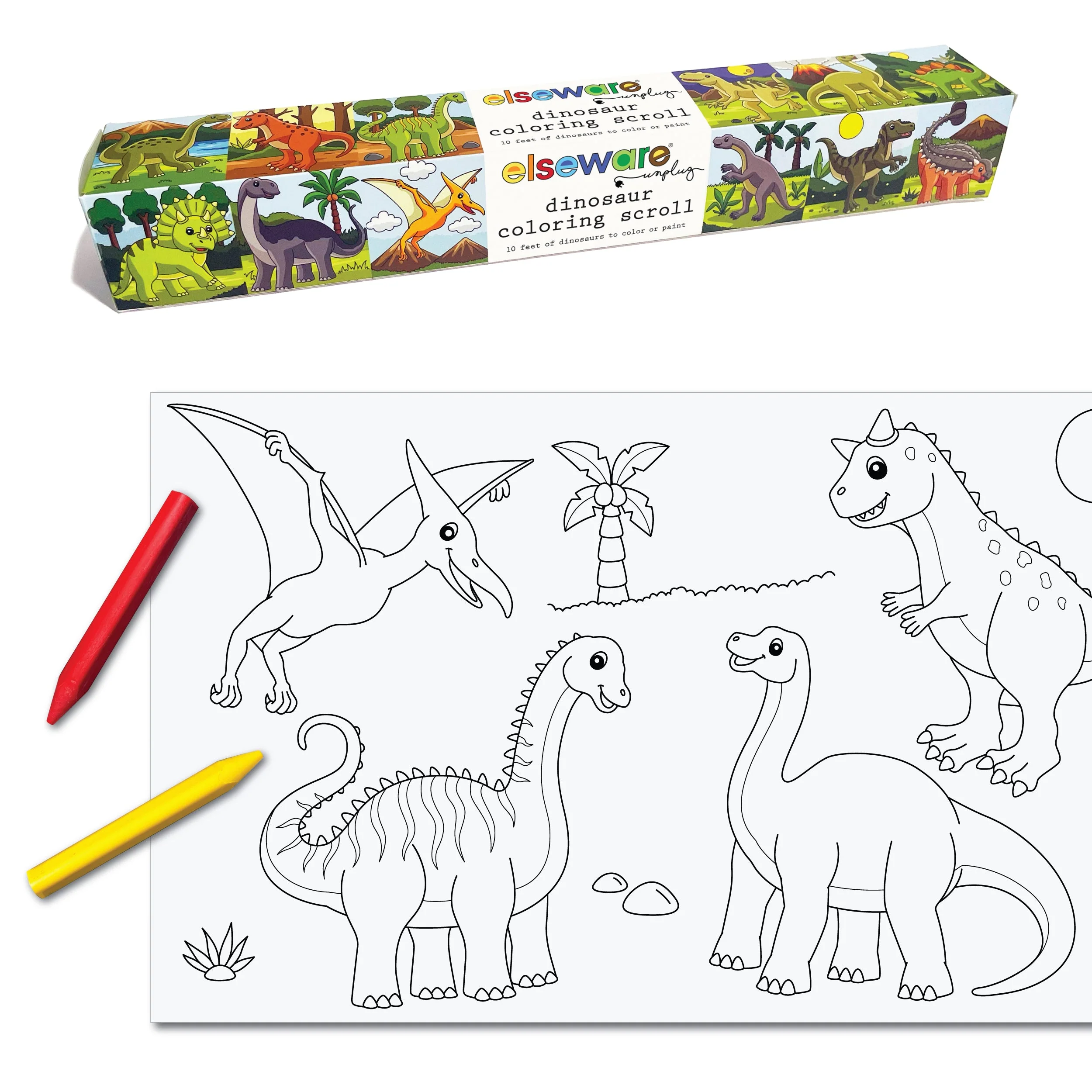 Elseware Unplug Coloring Scrolls – 10 ft – Adhesive Back - Image 5