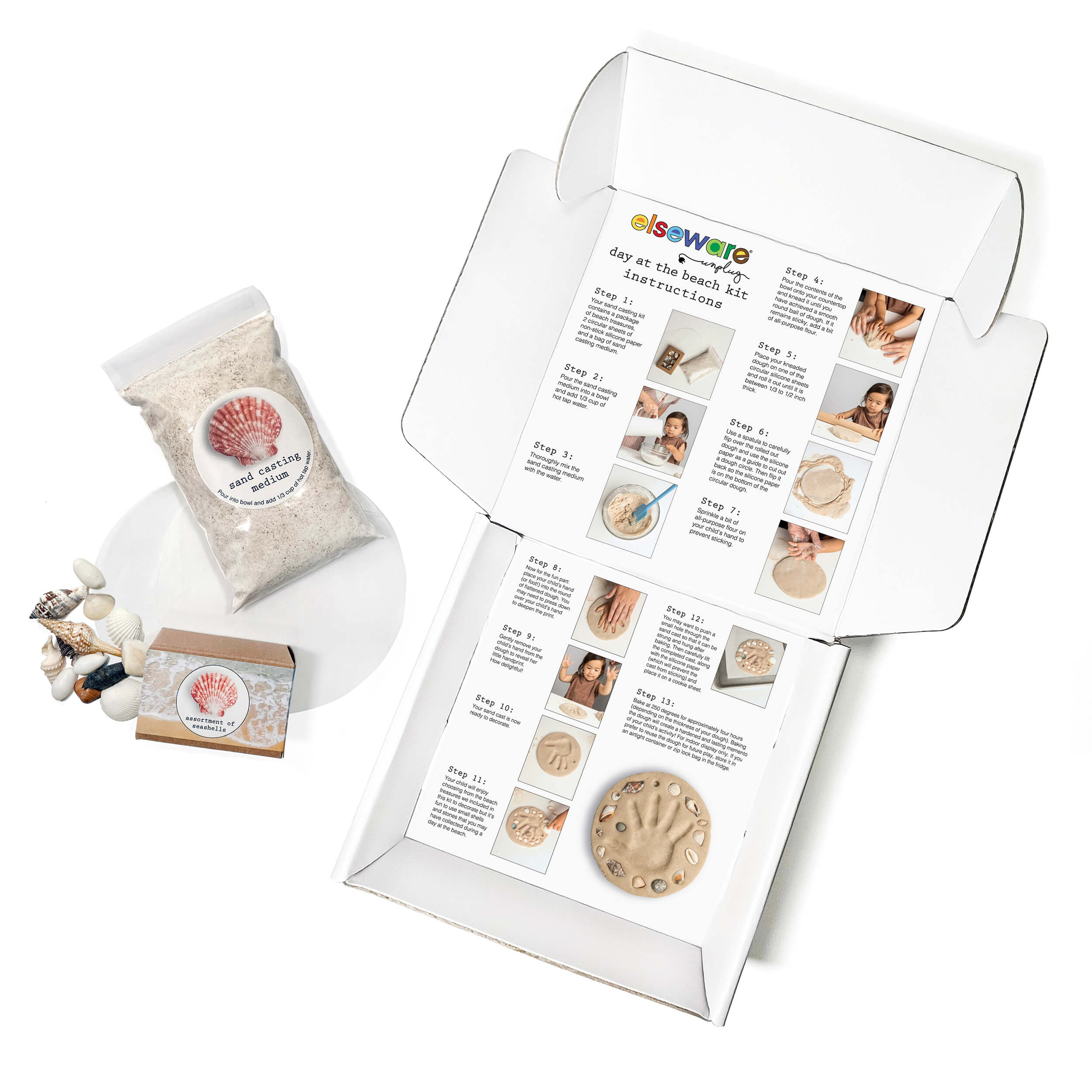 Eco-Kids Day at the Beach – Kids Hand & Footprint Keepsake - Image 5