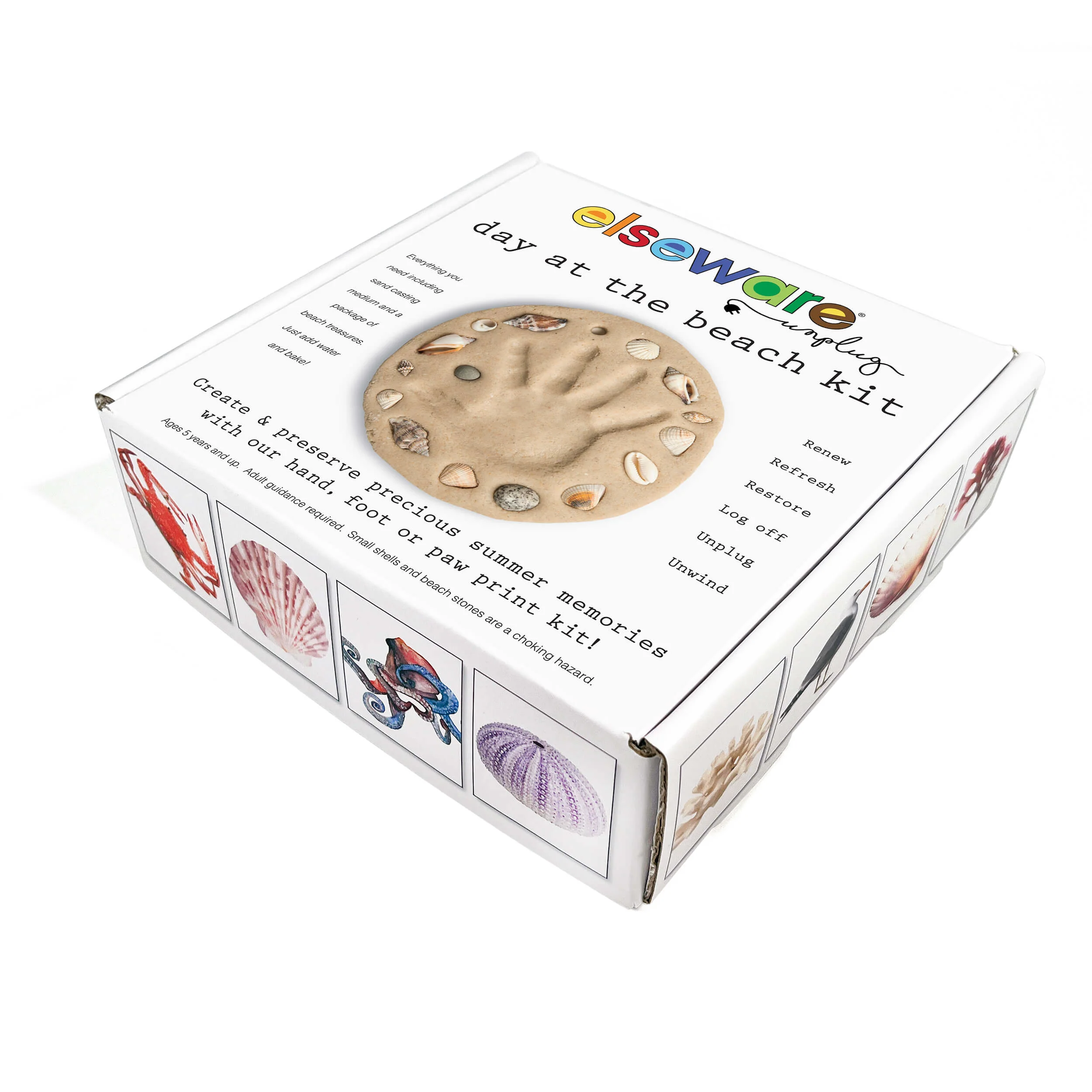 Eco-Kids Day at the Beach – Kids Hand & Footprint Keepsake - Image 8