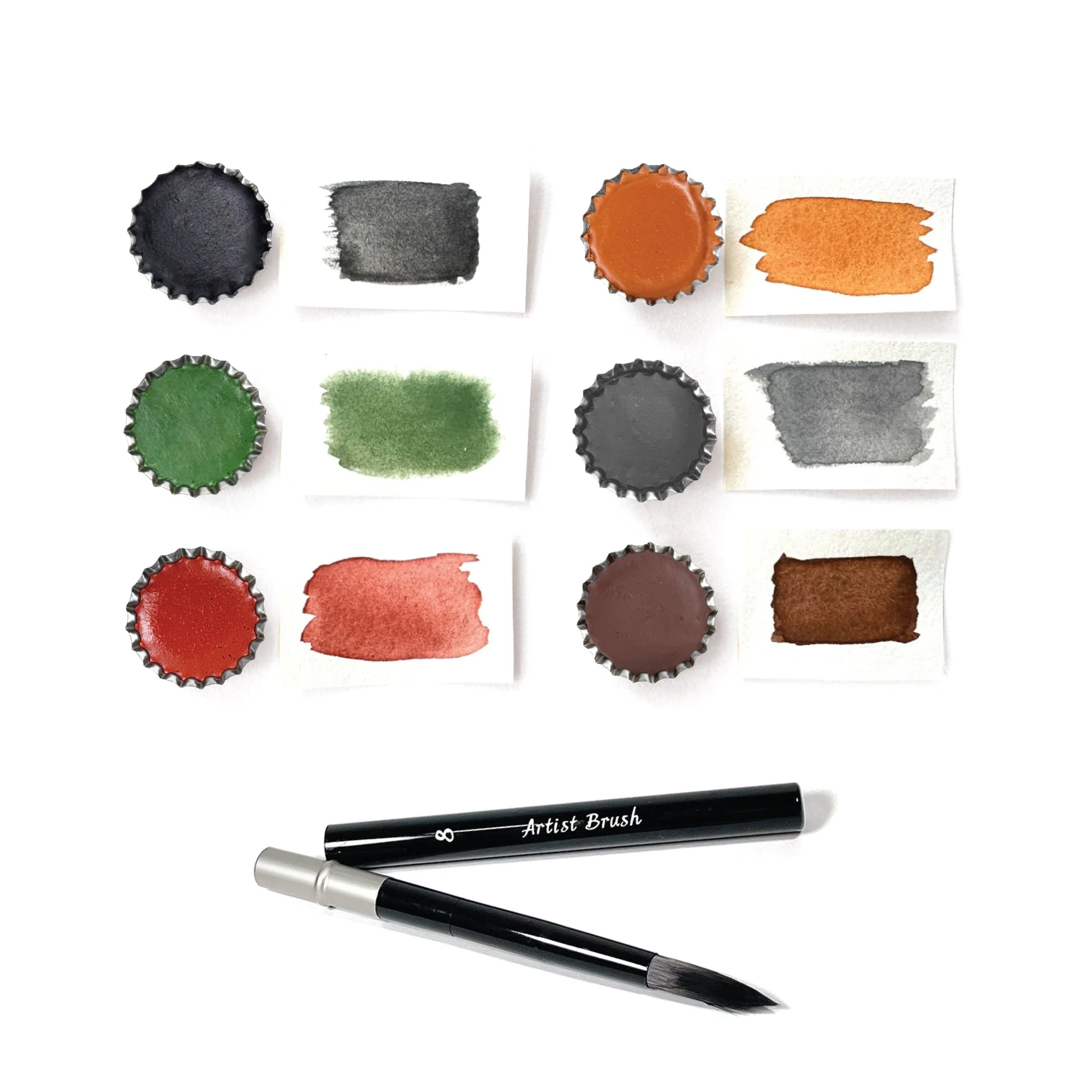 Elseware Unplug Handmade Watercolor Set – Earth Paints - Image 4