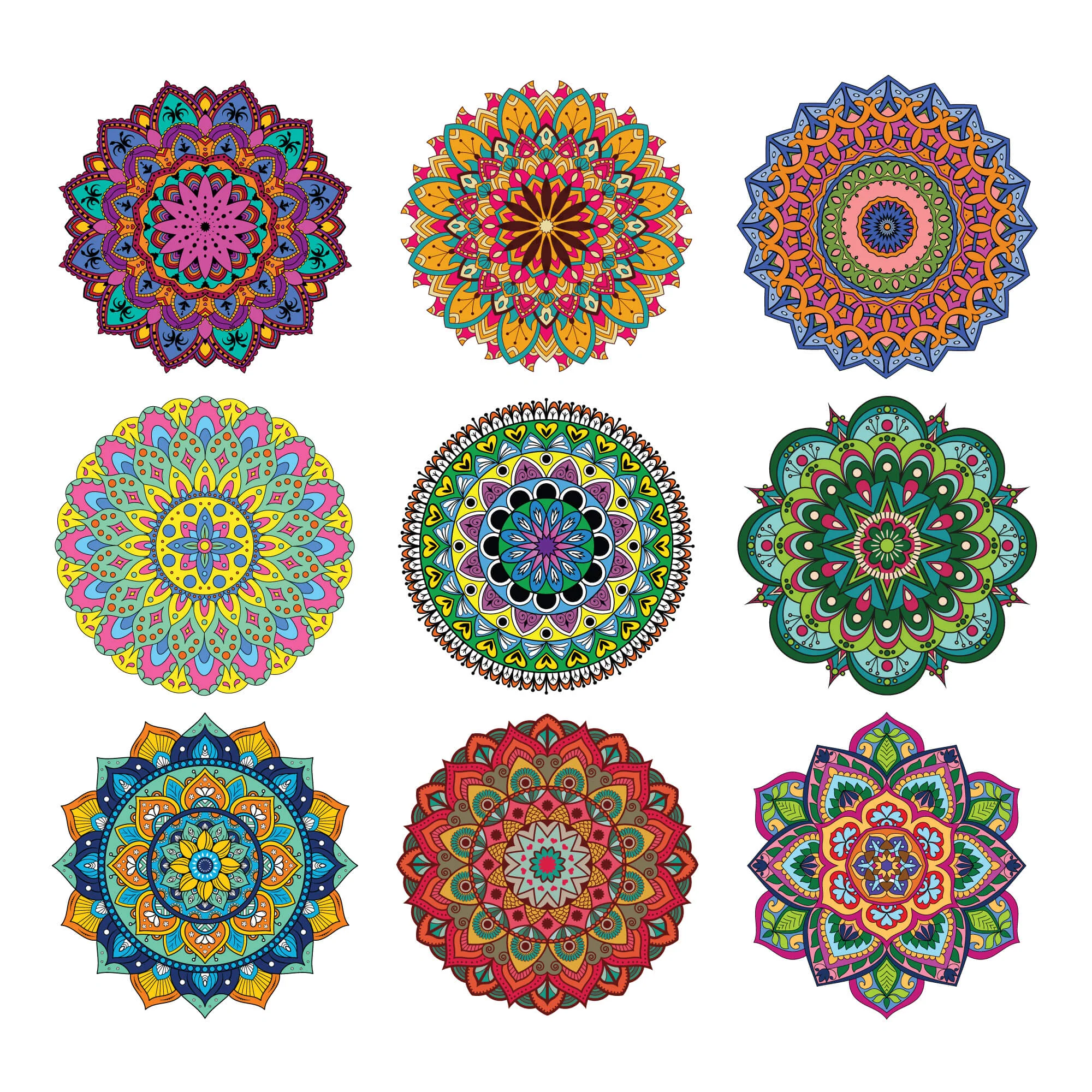 Elseware Unplug Mandala Coloring Sheets – Deluxe 110lb Paper - Image 4