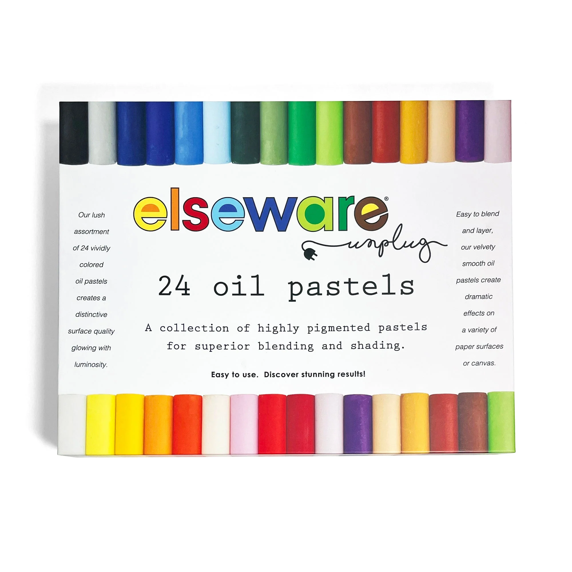 Elseware Unplug Oil Pastels – Talc-Free – Non-Toxic – 24 Colors - Image 3