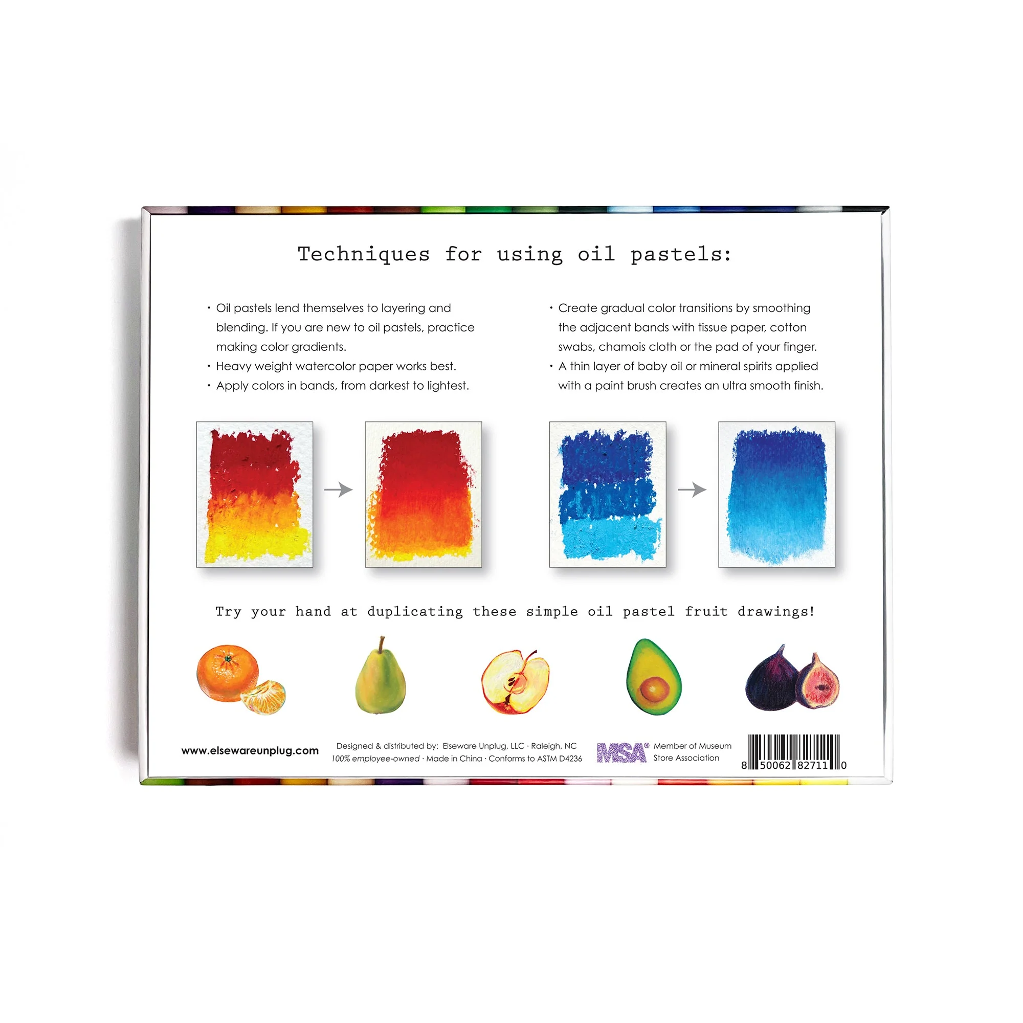 Elseware Unplug Oil Pastels – Talc-Free – Non-Toxic – 24 Colors - Image 4