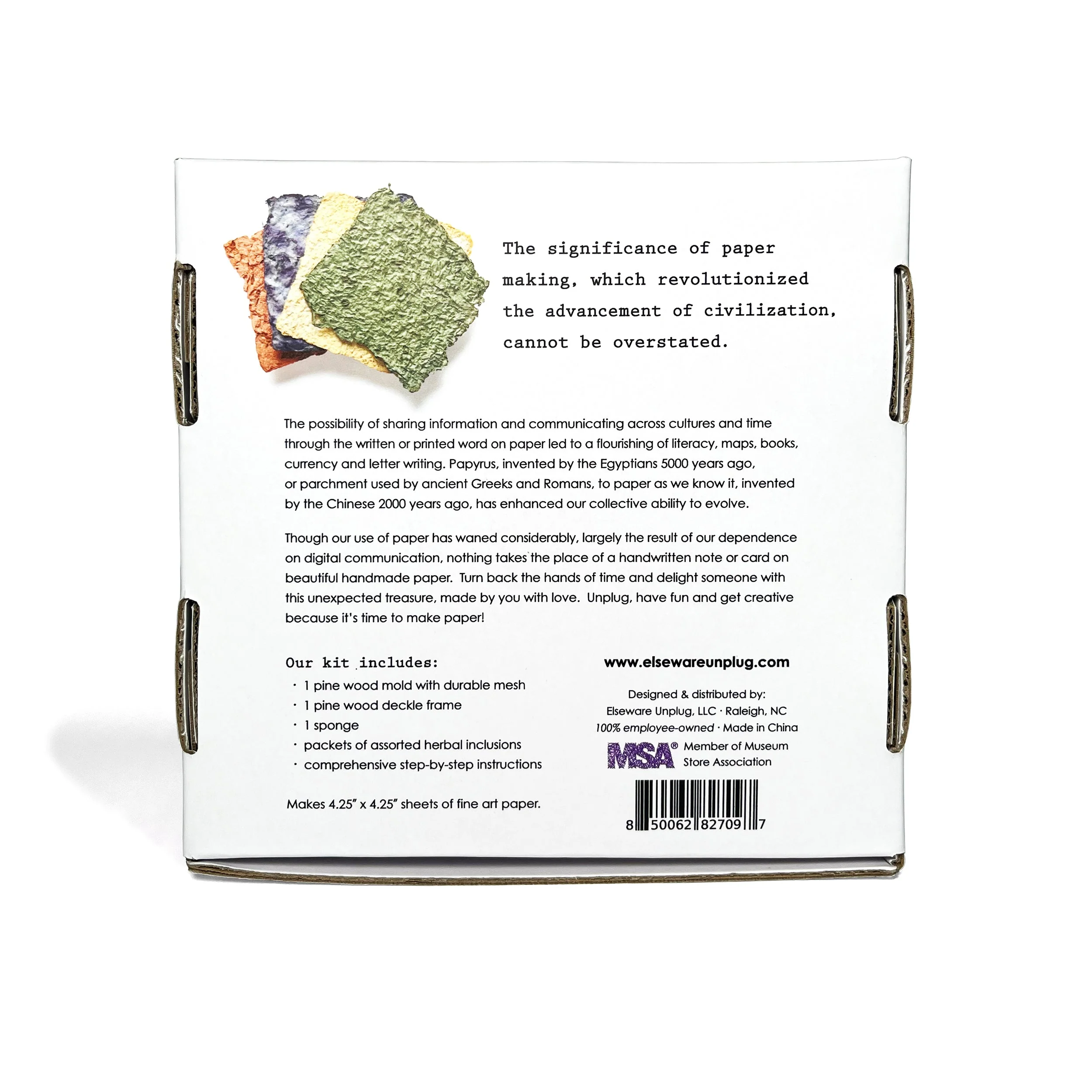 Elseware Unplug Paper Making Kit DIY – Recycled Handmade Paper Craft - Image 2