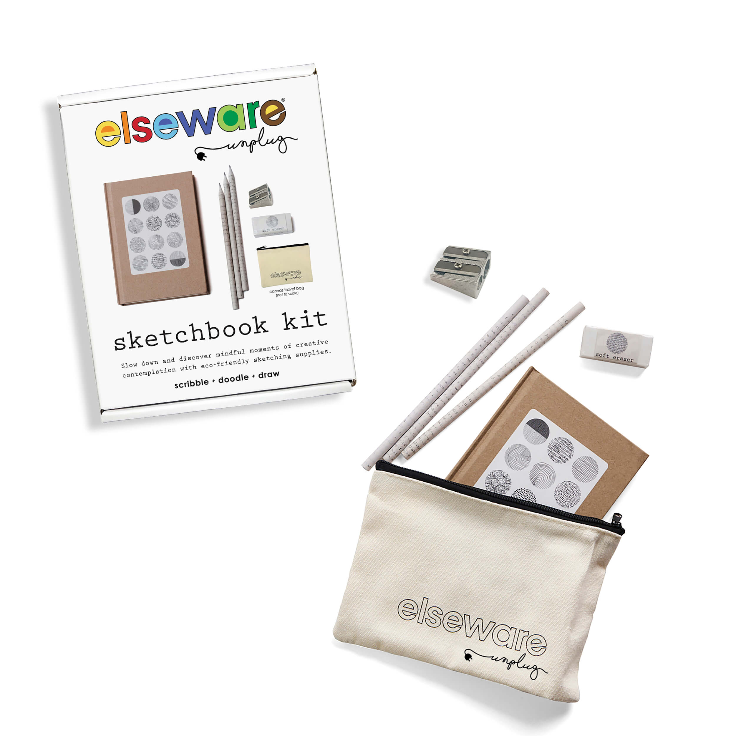 Elseware Unplug Sketchbook Art Kit - Doodle Set - Image 2