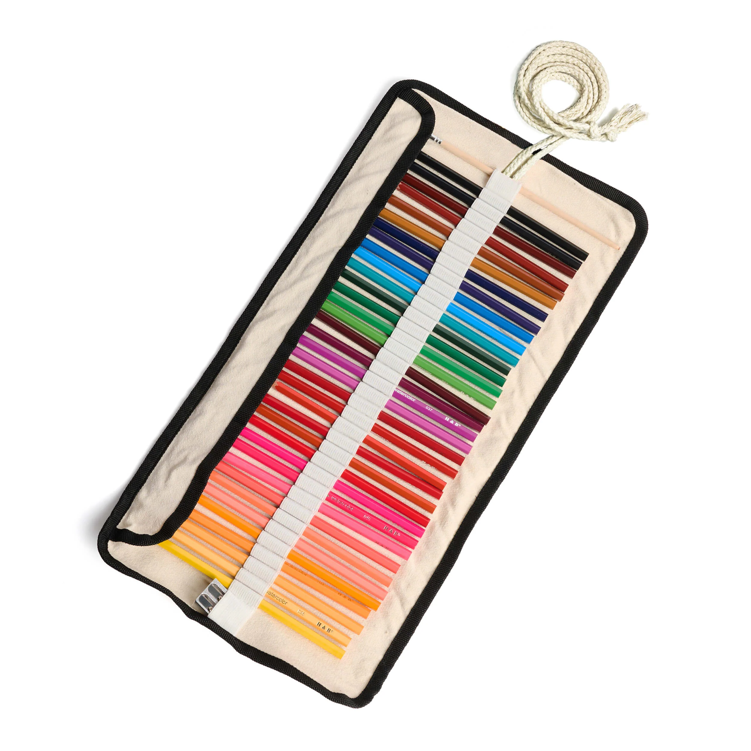 Elseware Unplug Watercolor Pencils – 36 Colors – Canvas Rollup – Eco-Friendly - Image 4