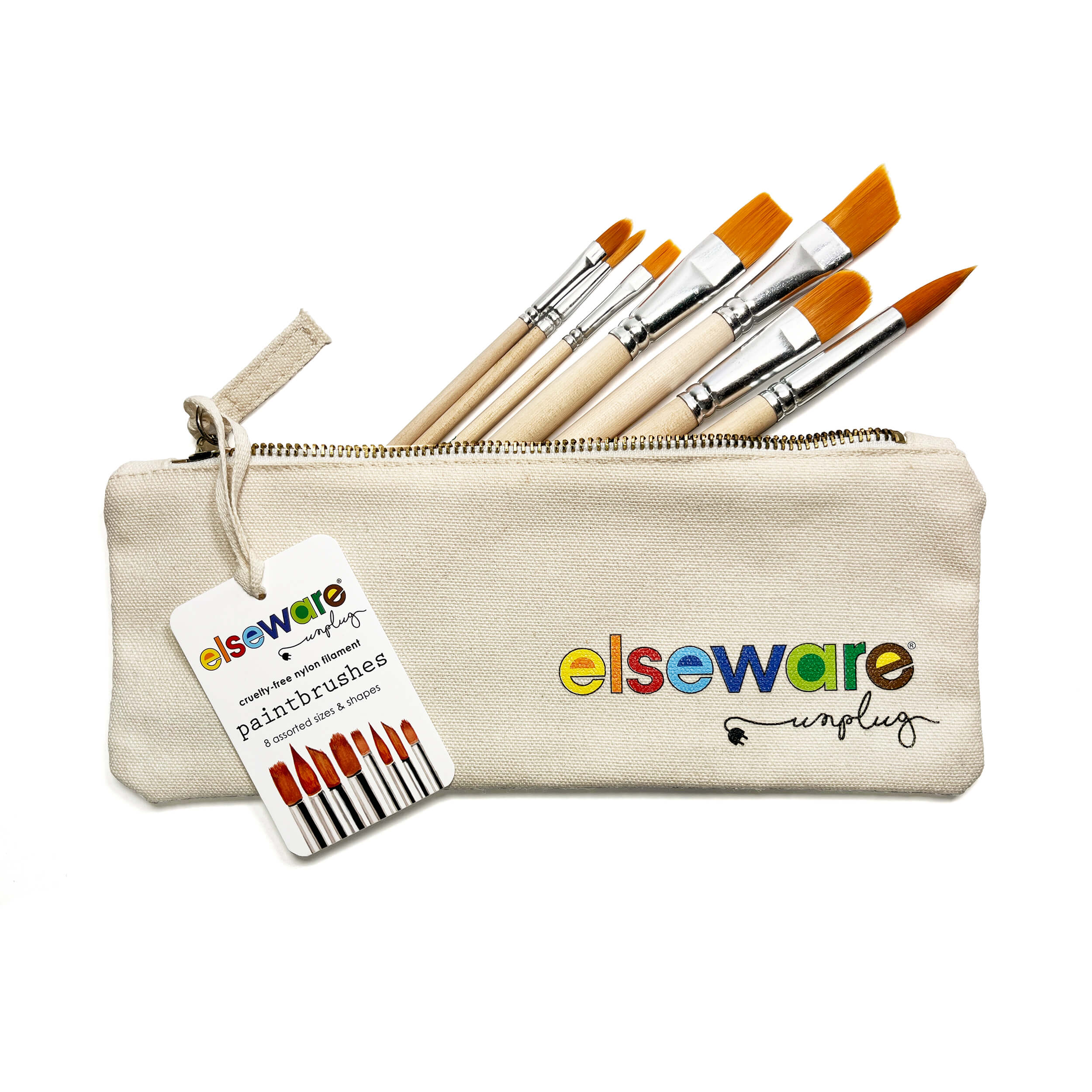 Elseware Unplug Watercolor Travel Set | Bamboo Case, Brushes, & Paper Pad - Image 5