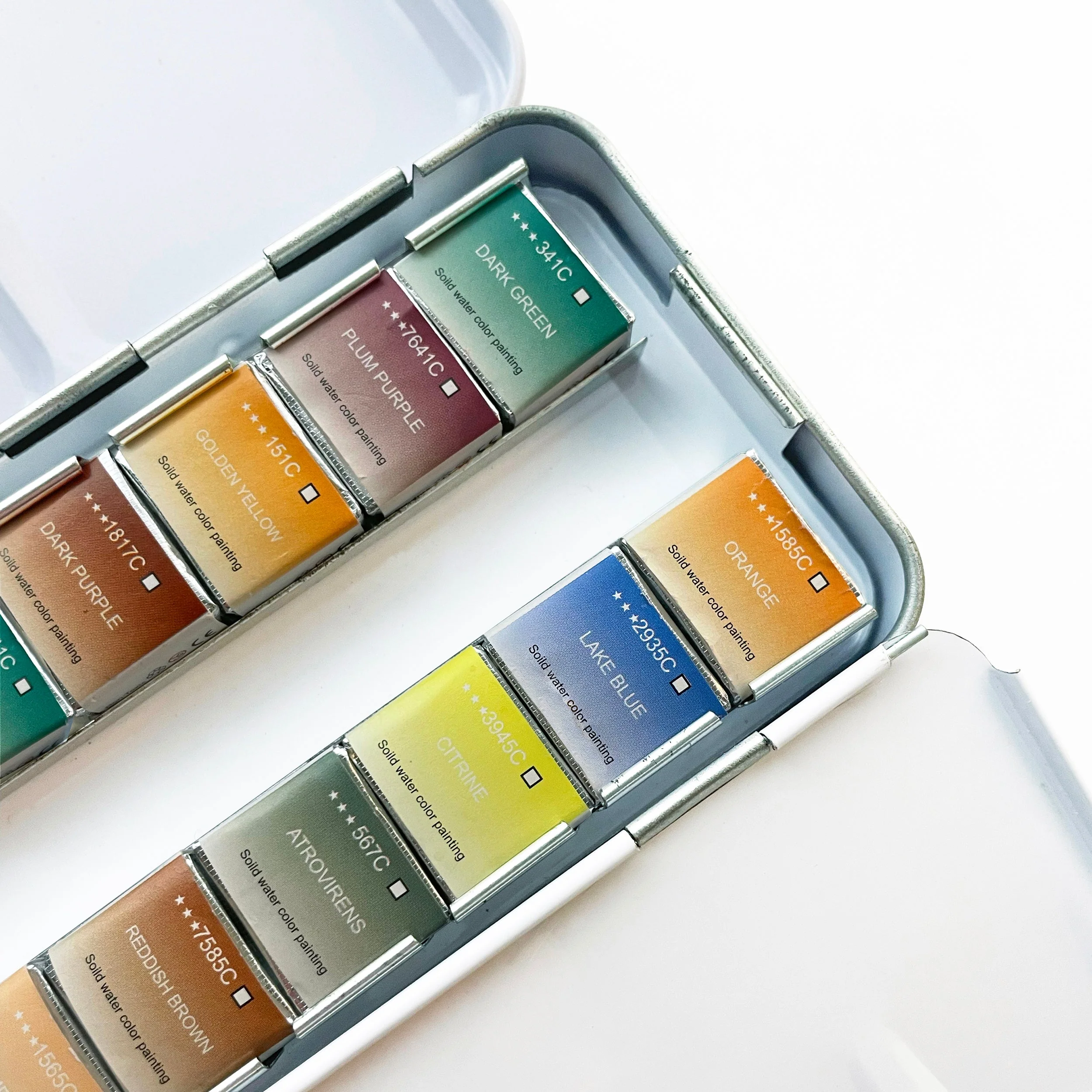 Elseware Unplug Watercolors – Metal Palette – 12 Colors – Travel Friendly - Image 5