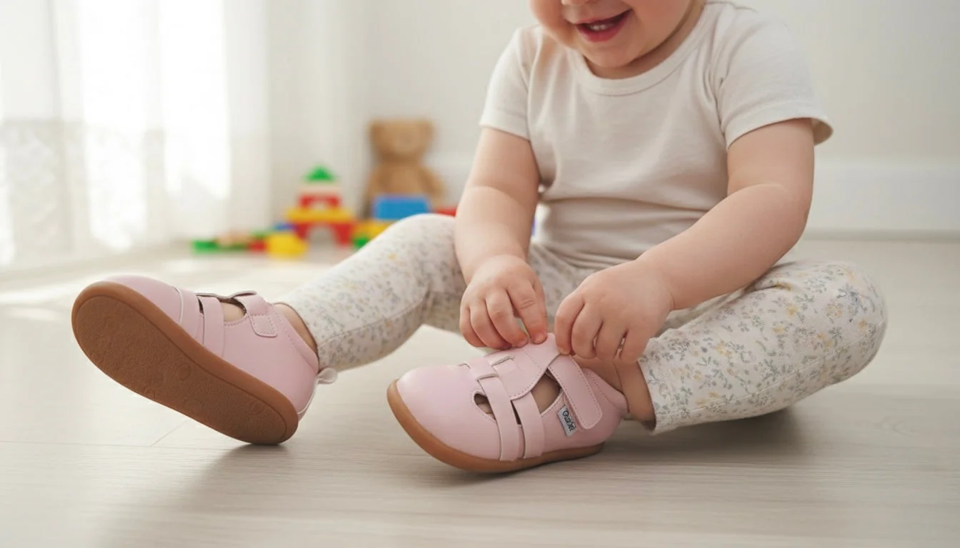 Ozznek Shoes  Flexible Sole Sandals for Toddlers| Barefoot Sandals for Kids|Bloom - Image 3