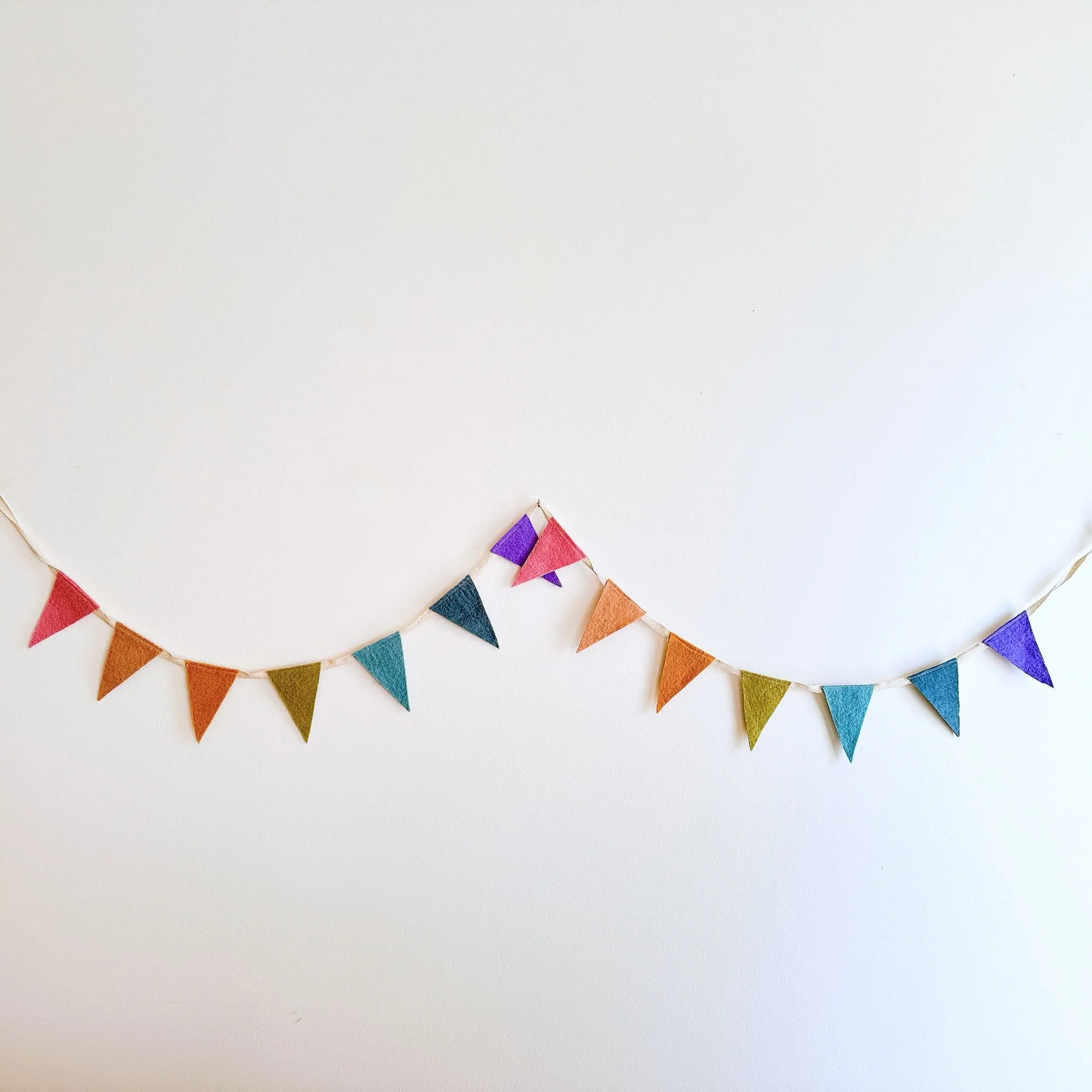 Ganapati Crafts Co. Felt Garland - Flag Party Banner - Image 3